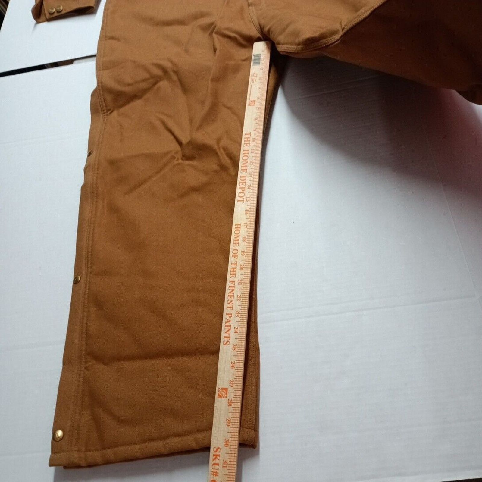 Carhartt Carhartt Mens Quilt Lined Duck Coveralls Zip 52 Tall Brown Size US 44 / EU 60 - 2 Thumbnail