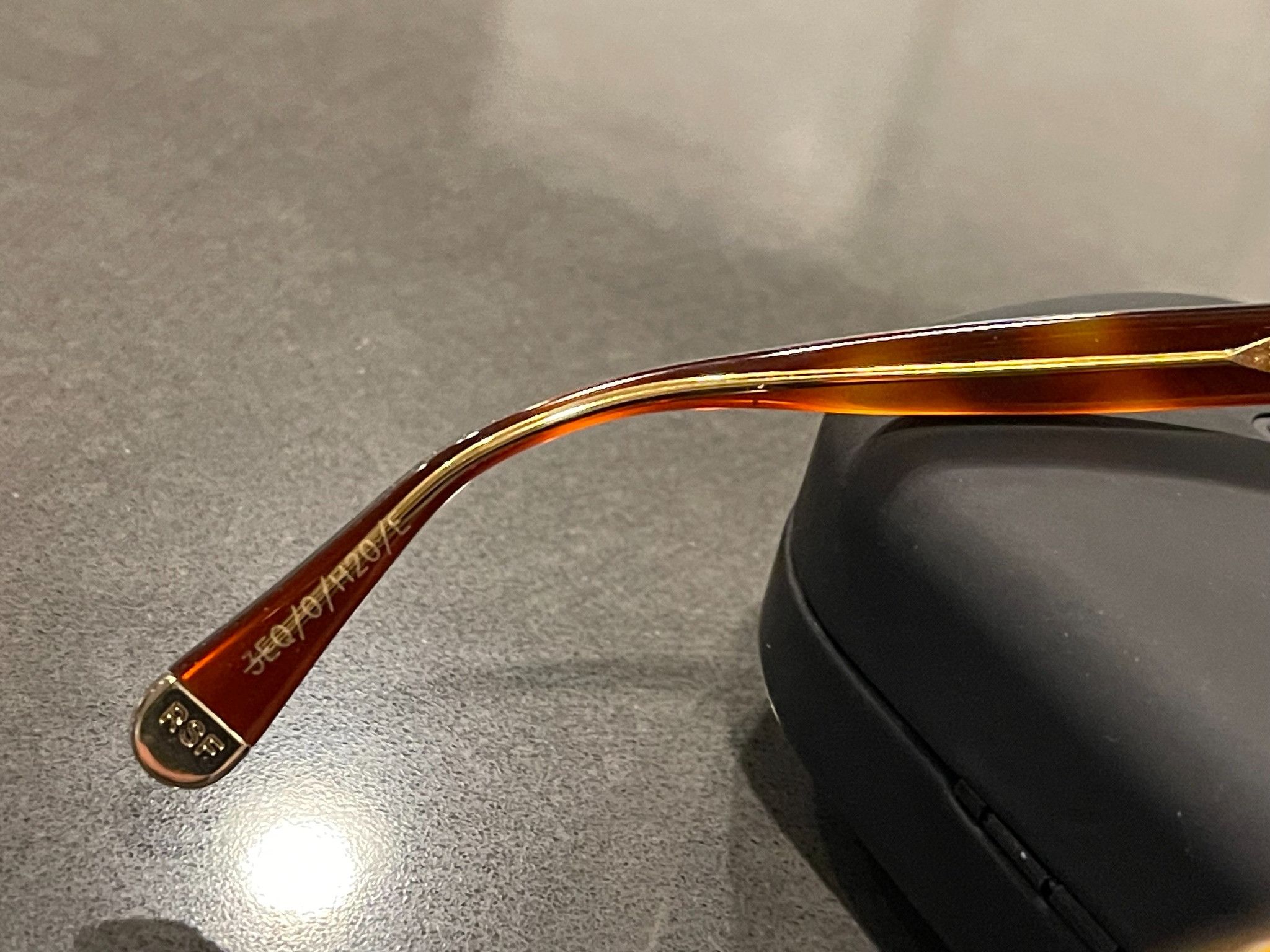 Retrosuperfuture Retrosuperfuture Yellow Tortoise Eyeglasses w/ Case Size ONE SIZE - 5 Thumbnail