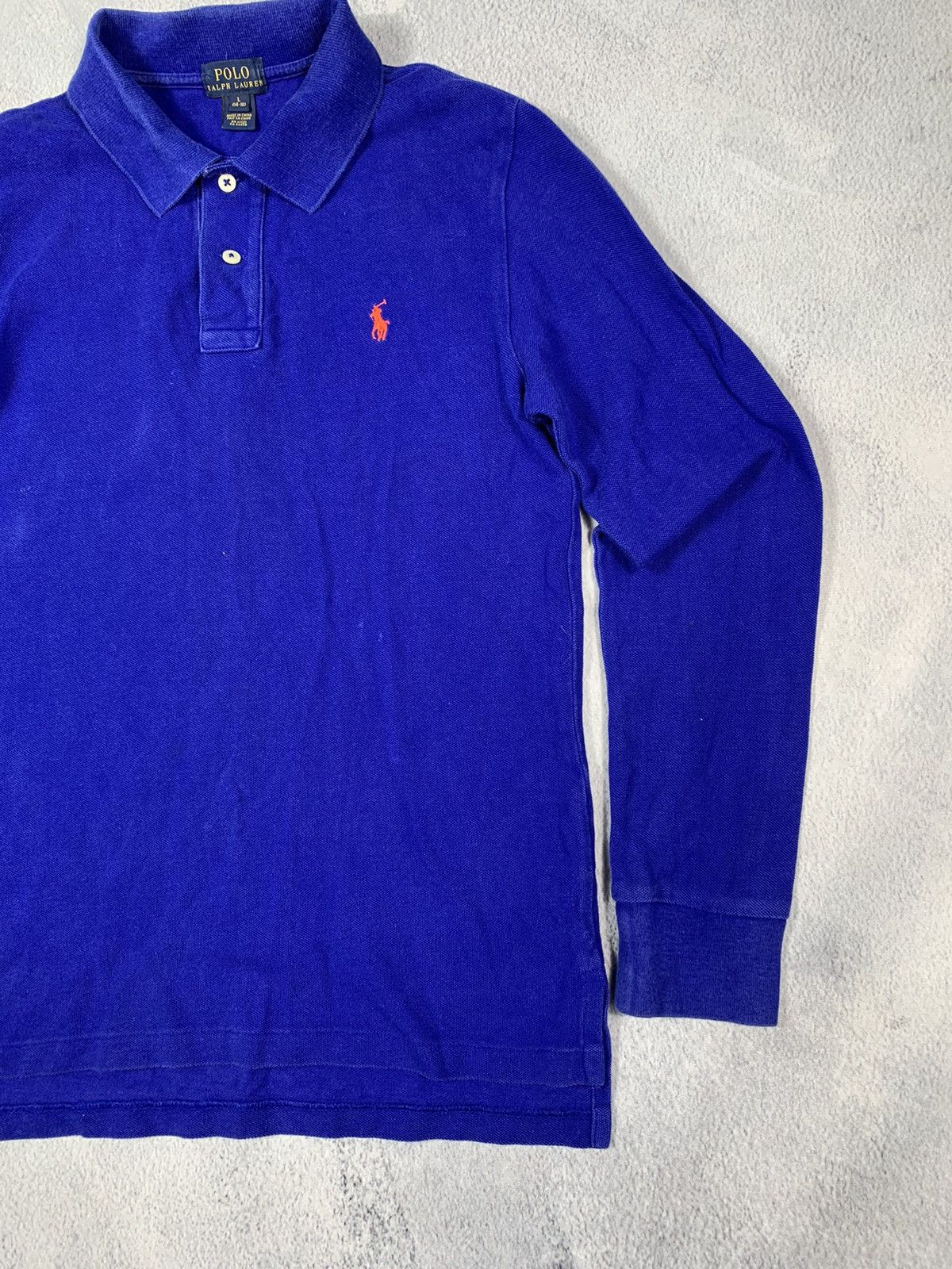 Polo Ralph Lauren × Vintage Vintage 90s Ralph Lauren 1/4 polo long sleeve size L Size L / US 10 / IT 46 - 3 Thumbnail
