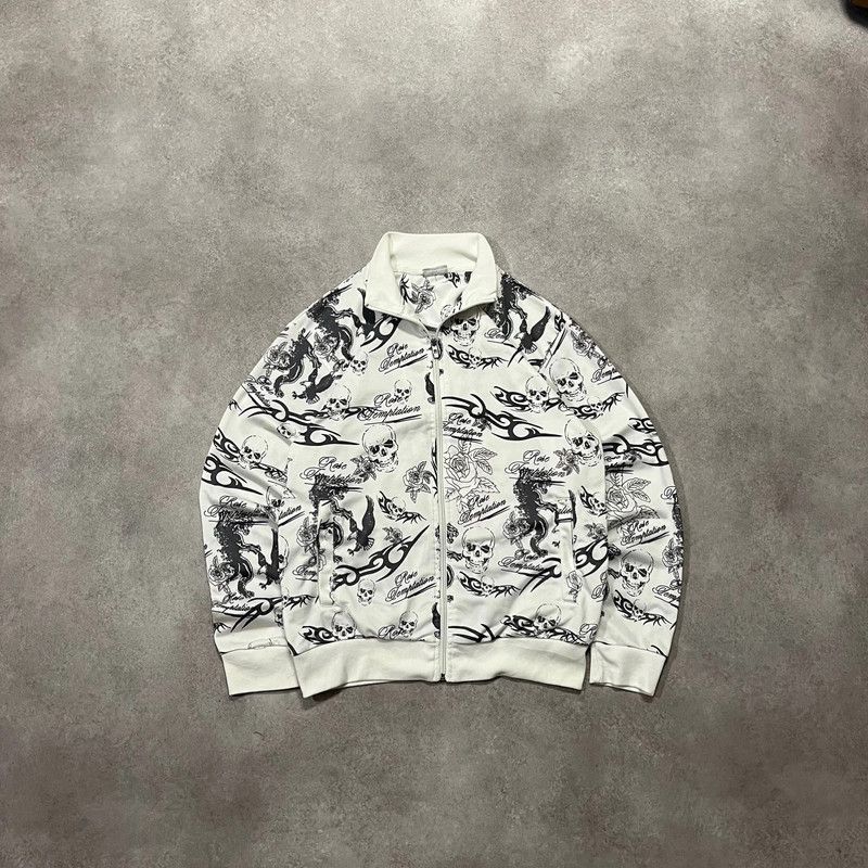 Affliction Vintage Affliciton Ed Hardy Sweatshirt Style Zip Up Y2K Size US M / EU 48-50 / 2 - 1 Thumbnail