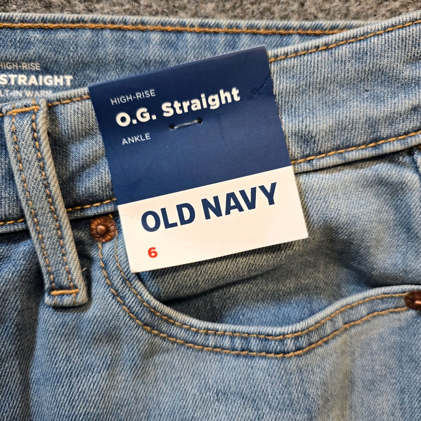Old Navy Old Navy Jeans Womens Size 6 Blue OG Straight Light Wash Baggy Casual Capsule Jeans Straight Women 6 Blue OG Light Wash Size 28" / US 6 / IT 42 - 4 Thumbnail