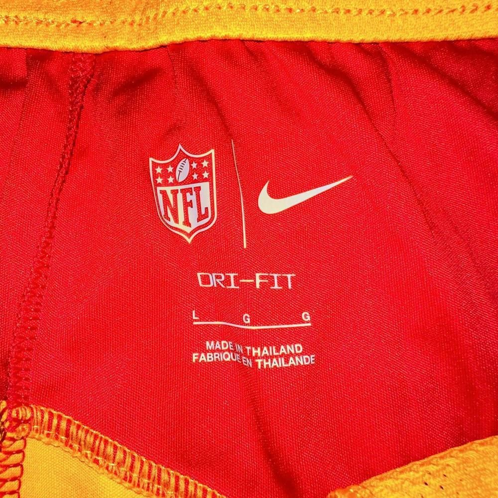 Nike Men's Nike Red/Gold Kansas City Chiefs Sideline Performance Shorts Size US 34 / EU 50 - 5 Thumbnail