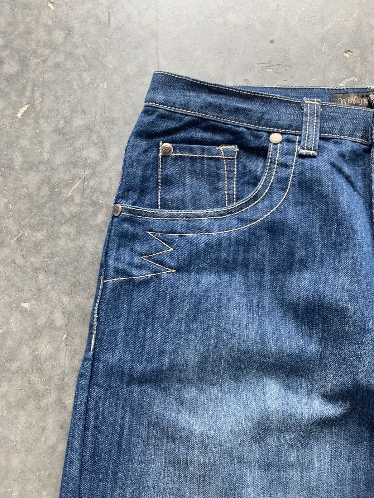 JNCO × Southpole × Vintage Vintage Y2K Brooklyn Xpress Baggy Jeans Size US 36 / EU 52 - 2 Thumbnail
