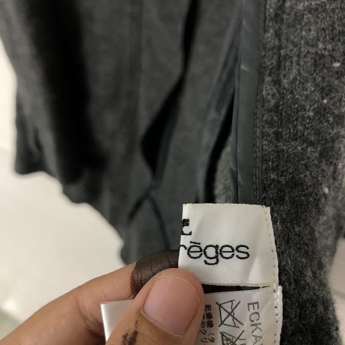 Issey Miyake WOOL JACKET DOUBLE BREAST COURREGES ISSEY MIYAKE JAPAN Size US M / EU 48-50 / 2 - 16 Thumbnail