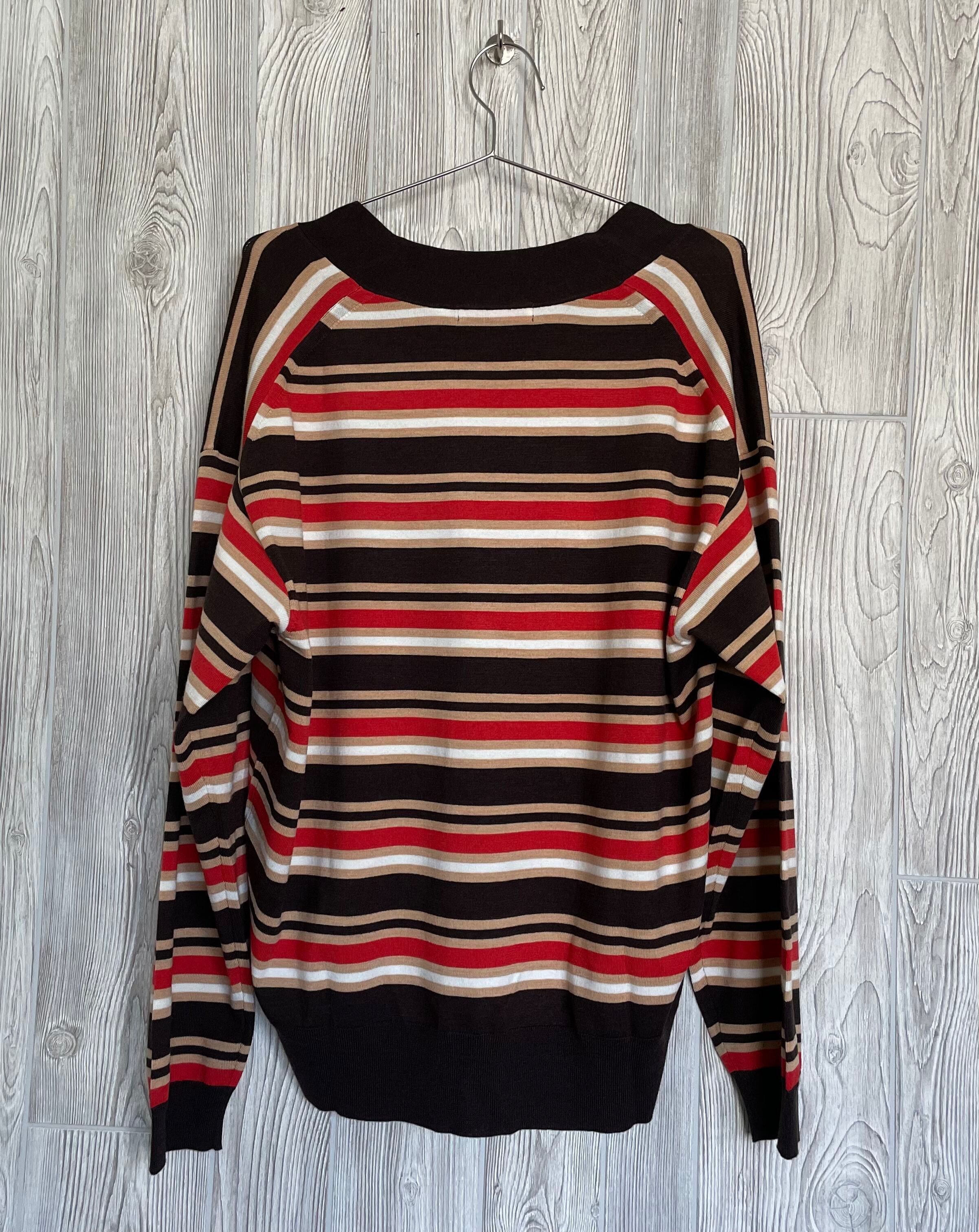 Marni striped wool blend cardigan Uniqlo hotsell sweater medium