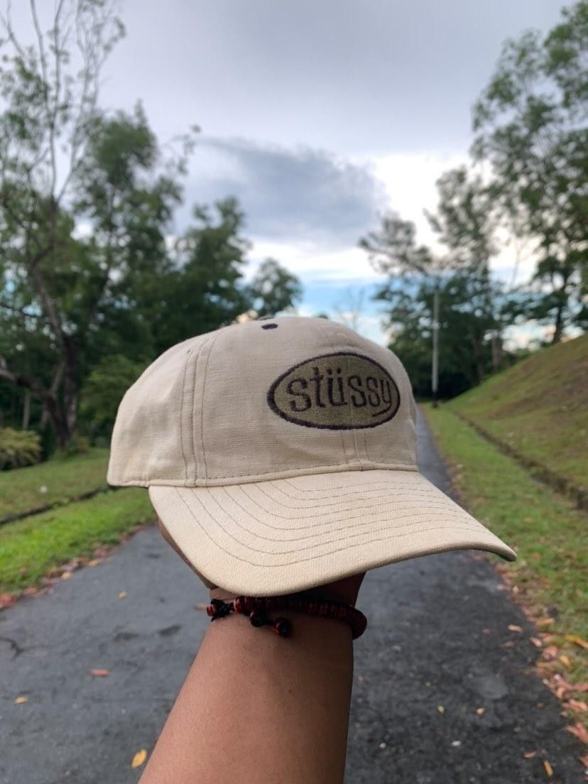 Stussy × Vintage Stussy 90s cap Signature Logo ( rare item ) Size ONE SIZE - 2 Thumbnail
