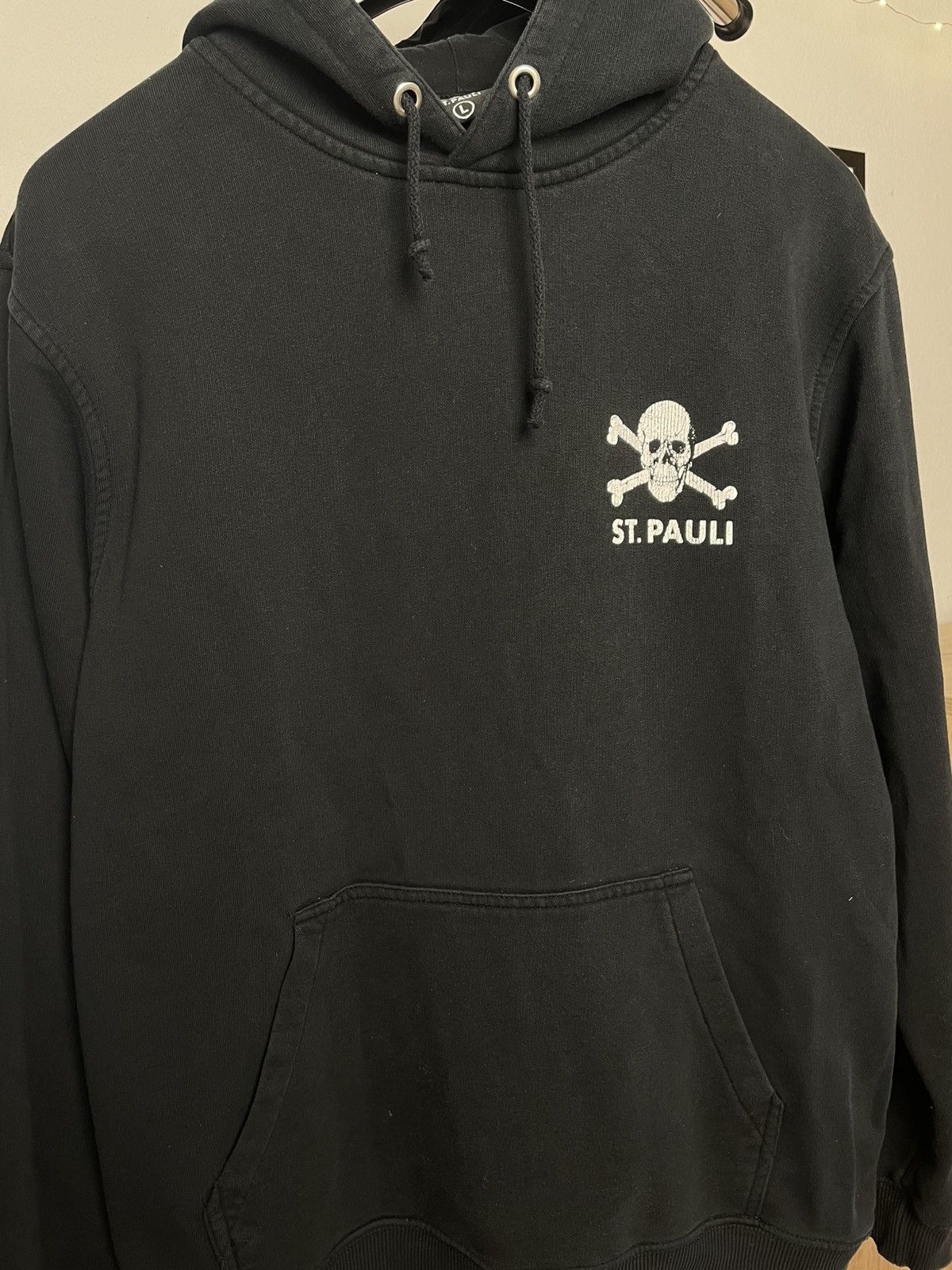 Vintage Vintage St.Pauli Skull Big Logo Hoodie L Size US L / EU 52-54 / 3 - 5 Thumbnail