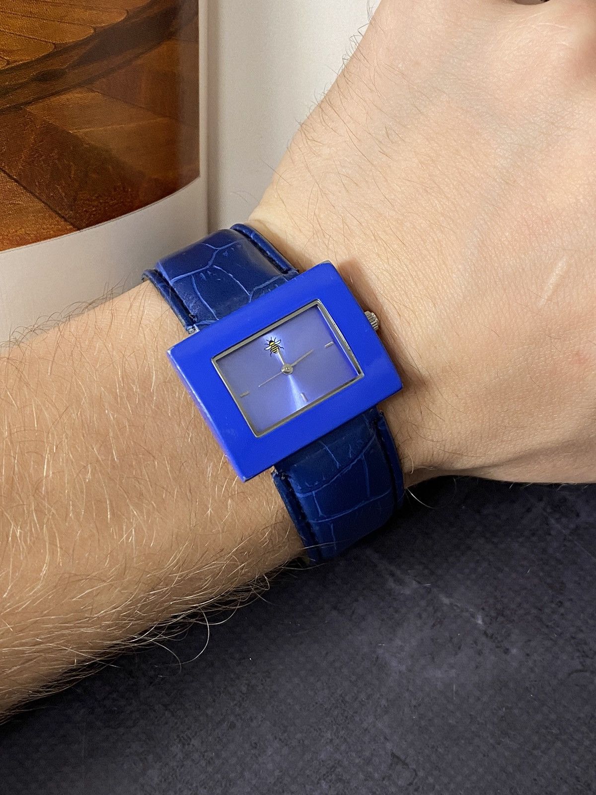 Japanese Brand Bright Futuristic Blue Watch Size ONE SIZE - 4 Thumbnail