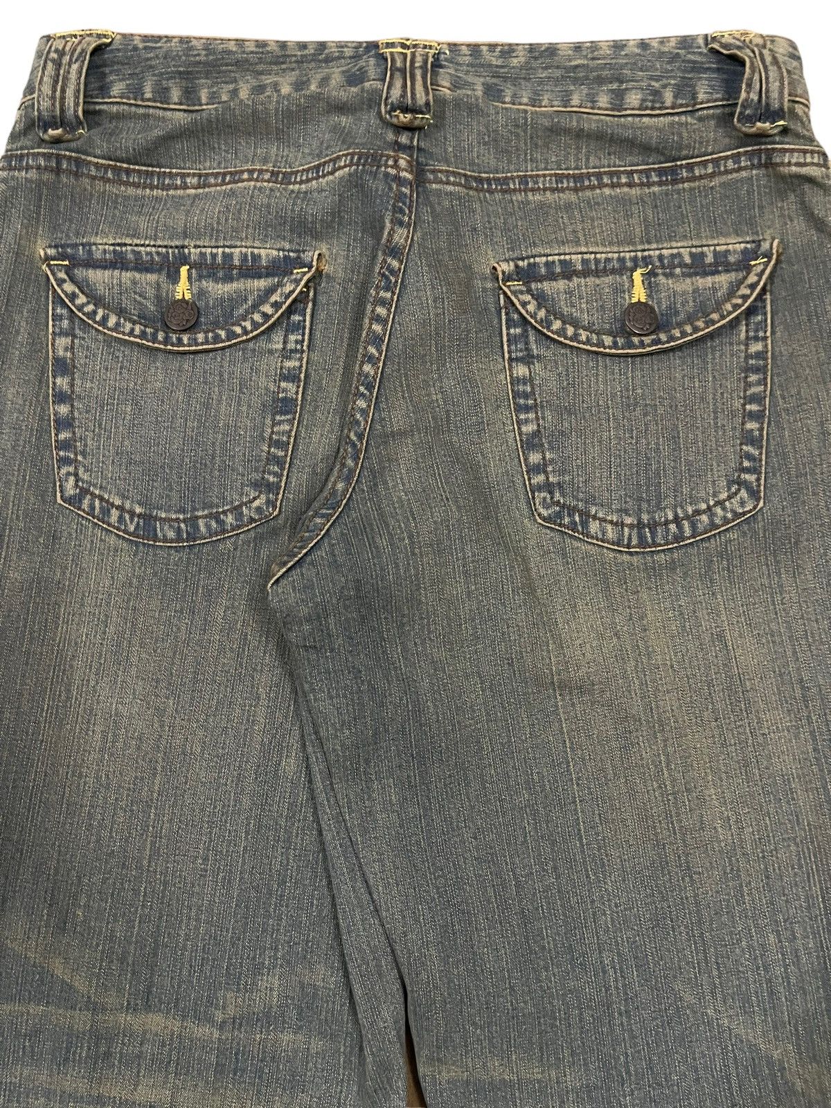 Hysteric Glamour Vintage Japanese Brand Faded Wash Style Bootcut Jeans Size US 30 / EU 46 - 6 Thumbnail