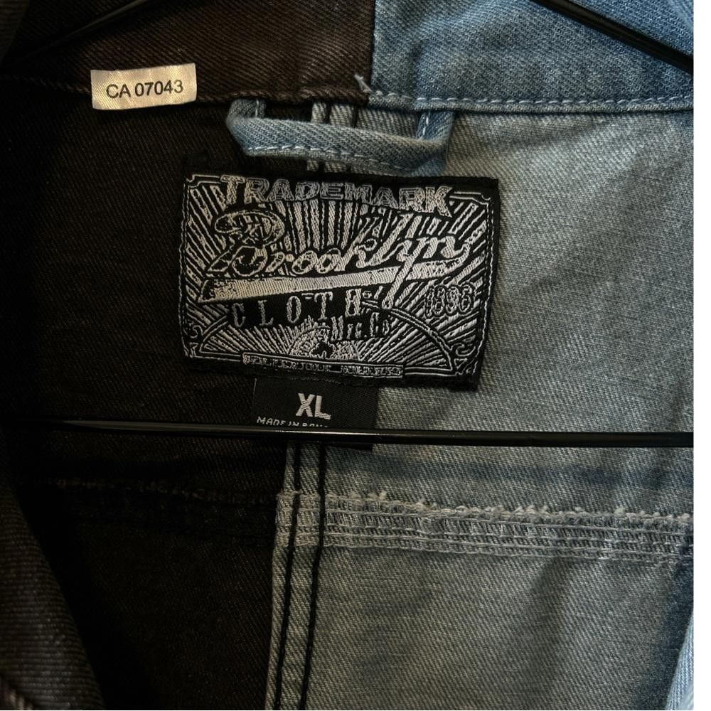 Designer Custom Two-Tone Denim Jacket - XL Size US XL / EU 56 / 4 - 3 Thumbnail