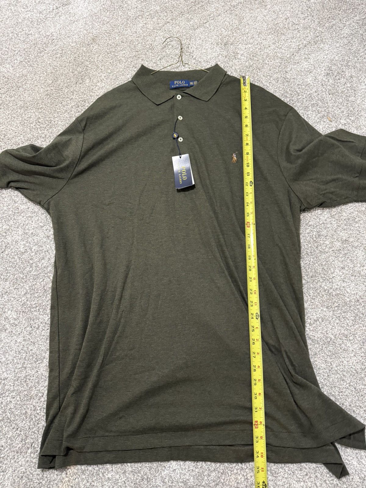 Polo Ralph Lauren POLO RALPH LAUREN Green Big & Tall Polo Shirt NEW 2XLT Size US XXL / EU 58 / 5 - 6 Thumbnail
