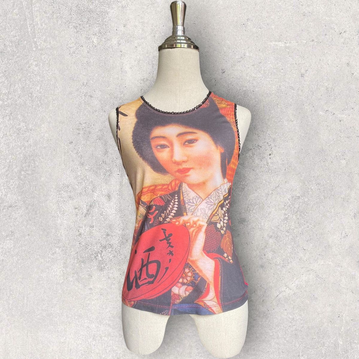 Moschino Vintage Moschino Geisha Tank top Size S / US 4 / IT 40 - 1 Thumbnail