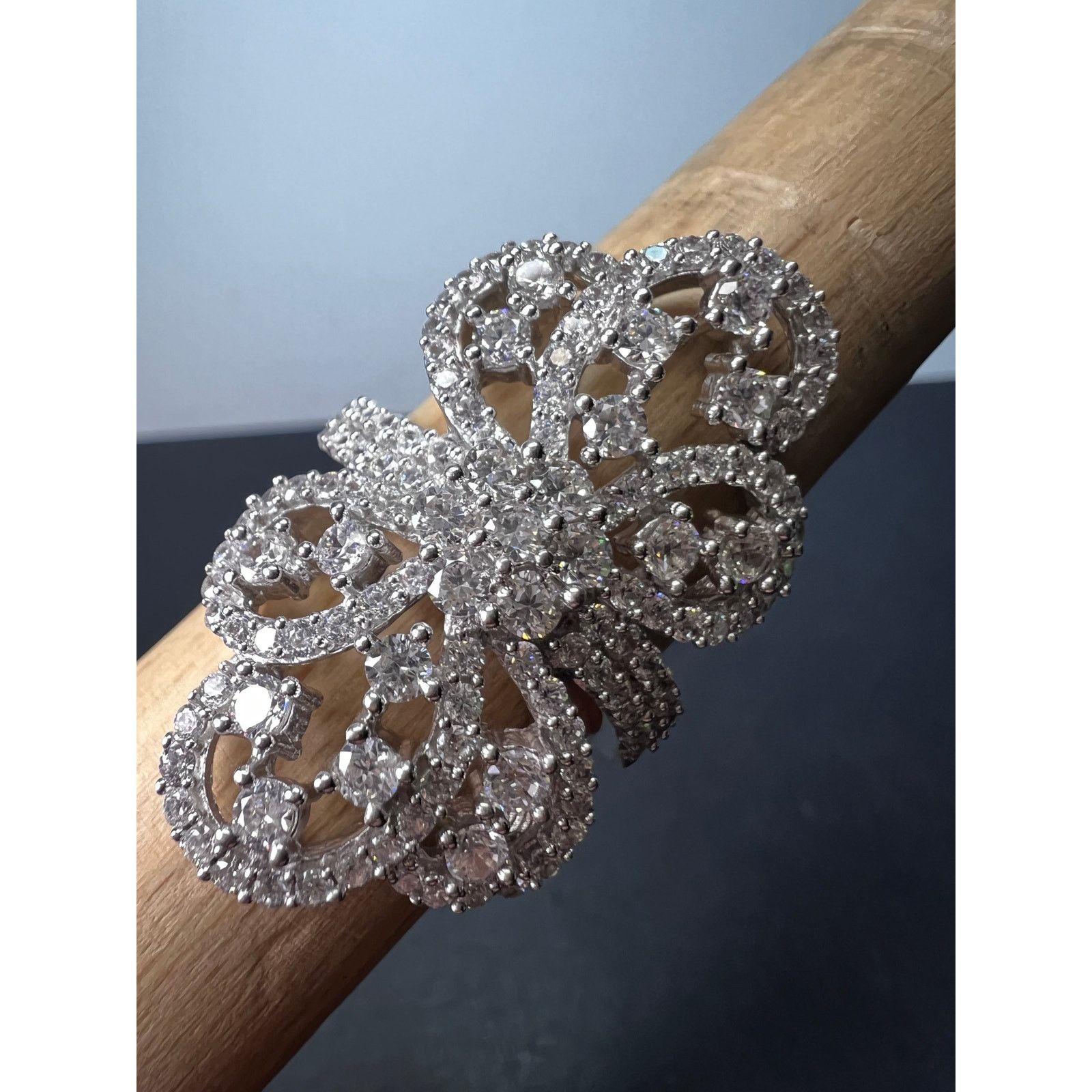 Other CZ cocktail ring In sterling silver size 9.5 Size ONE SIZE - 1 Thumbnail