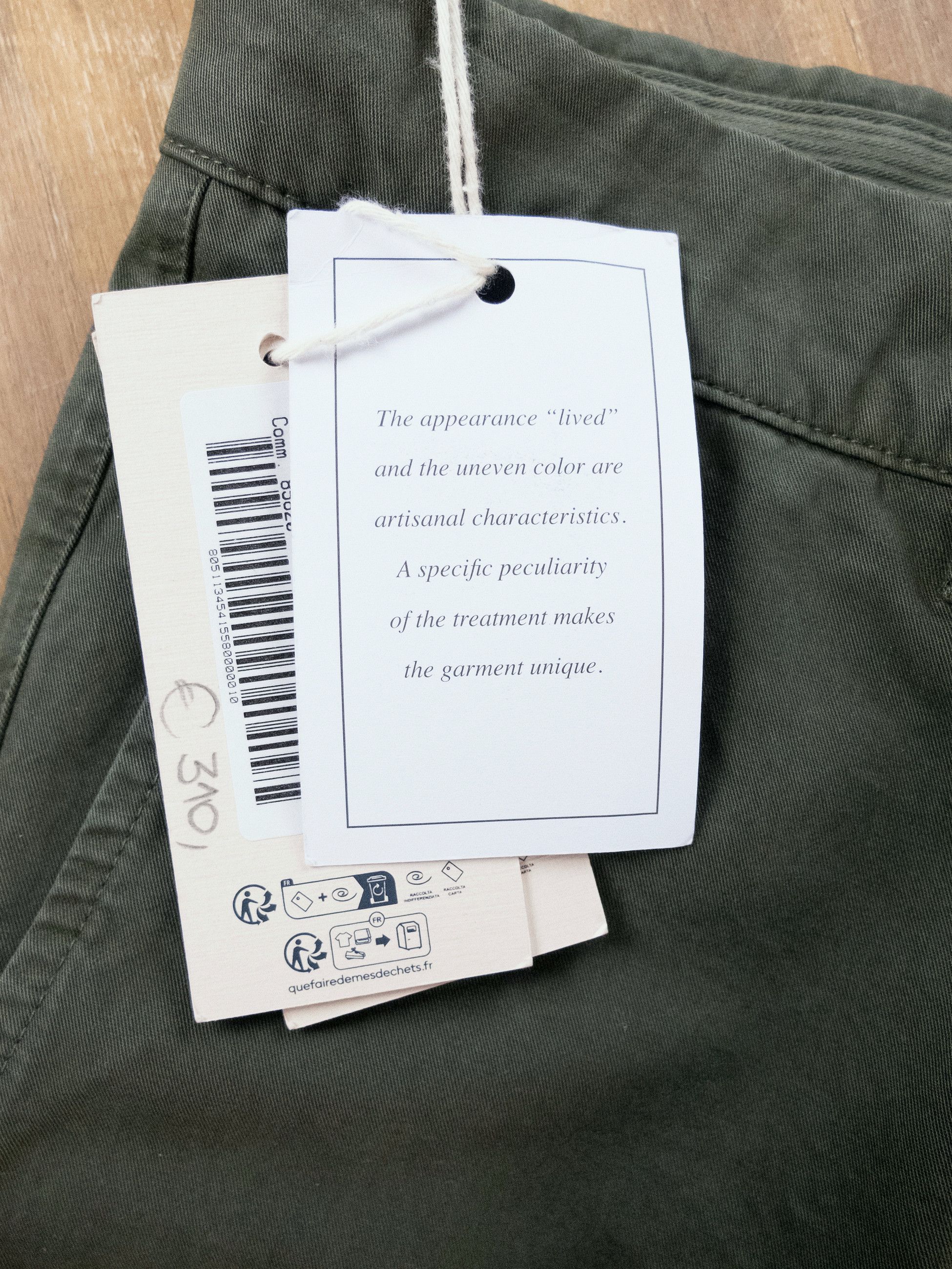 Aspesi ASPESI New Herman khaki green pants trousers Size 32 Size US 32 / EU 48 - 5 Thumbnail