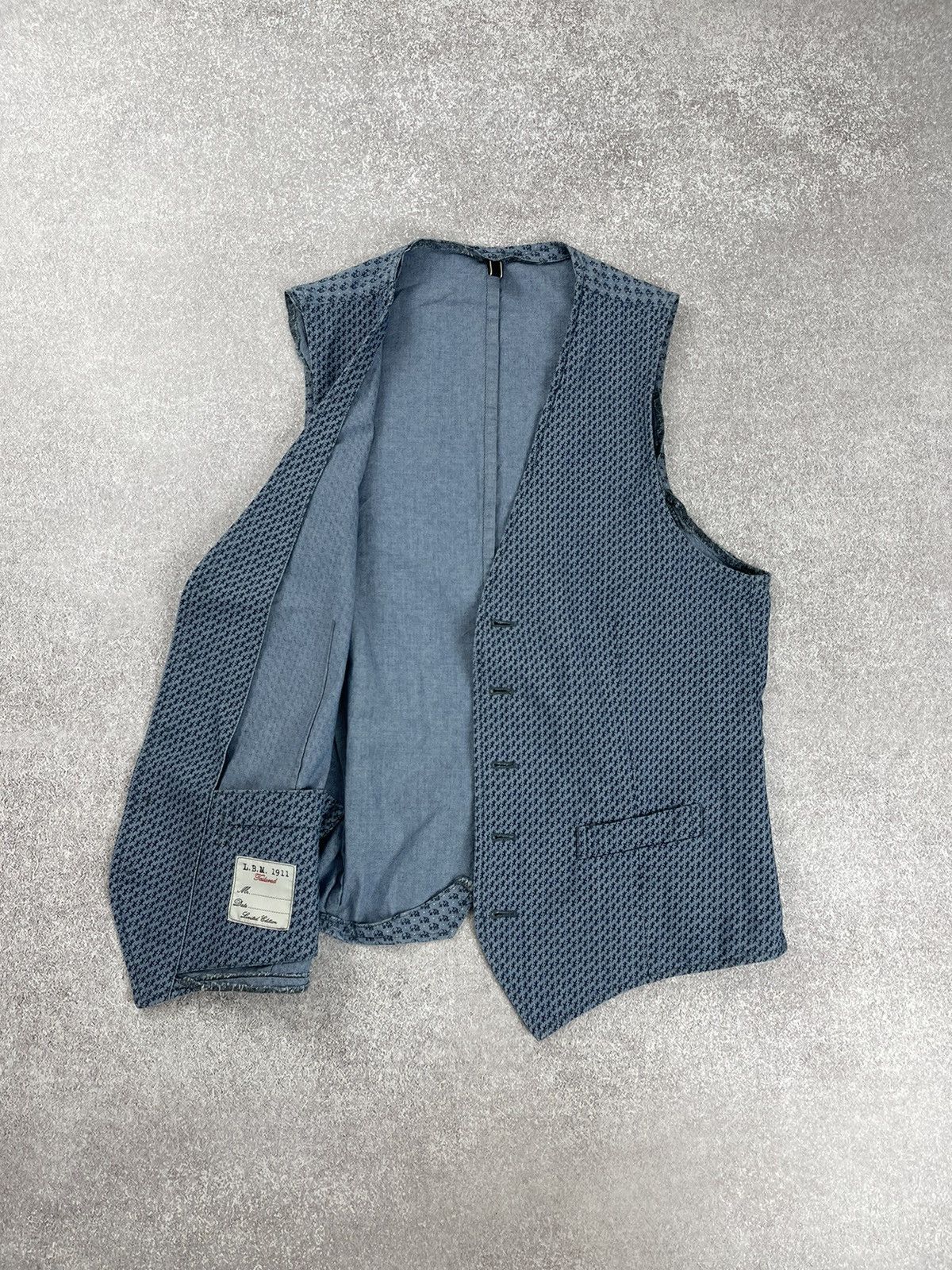 L.B.M. 1911 L.B.M. 1911 Waistcoat Sleeveless Gilet Vest 46R Size 46R - 5 Thumbnail