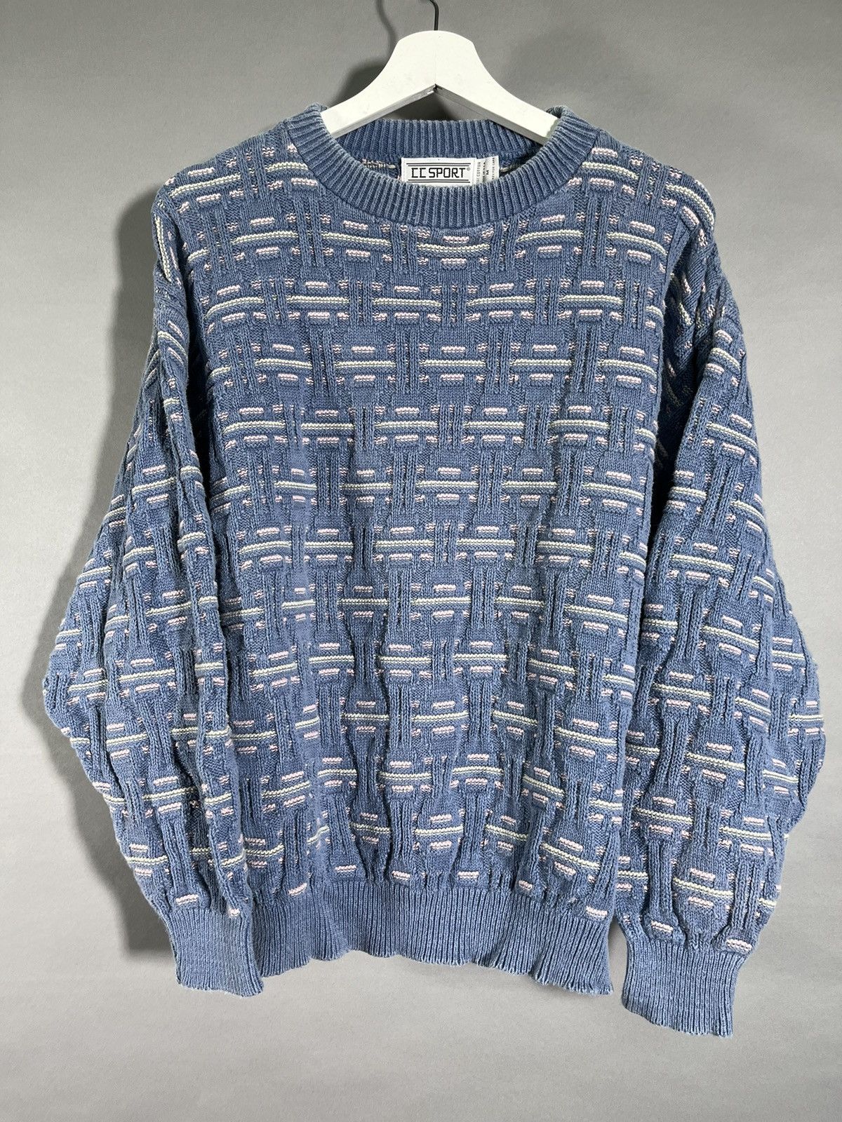 Vintage Vintage Knit Sweater Made in USA Sport Crewneck Size US M / EU 48-50 / 2 - 1 Thumbnail