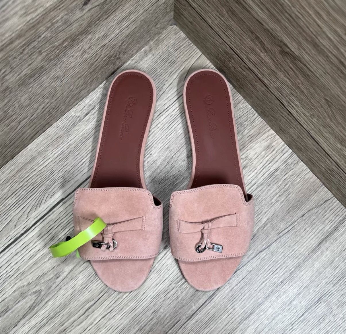 Loro Piana Loro Piana Summer Charms Pink & Brown Slippers J41 Size US 6.5 / IT 36.5 - 1 Thumbnail