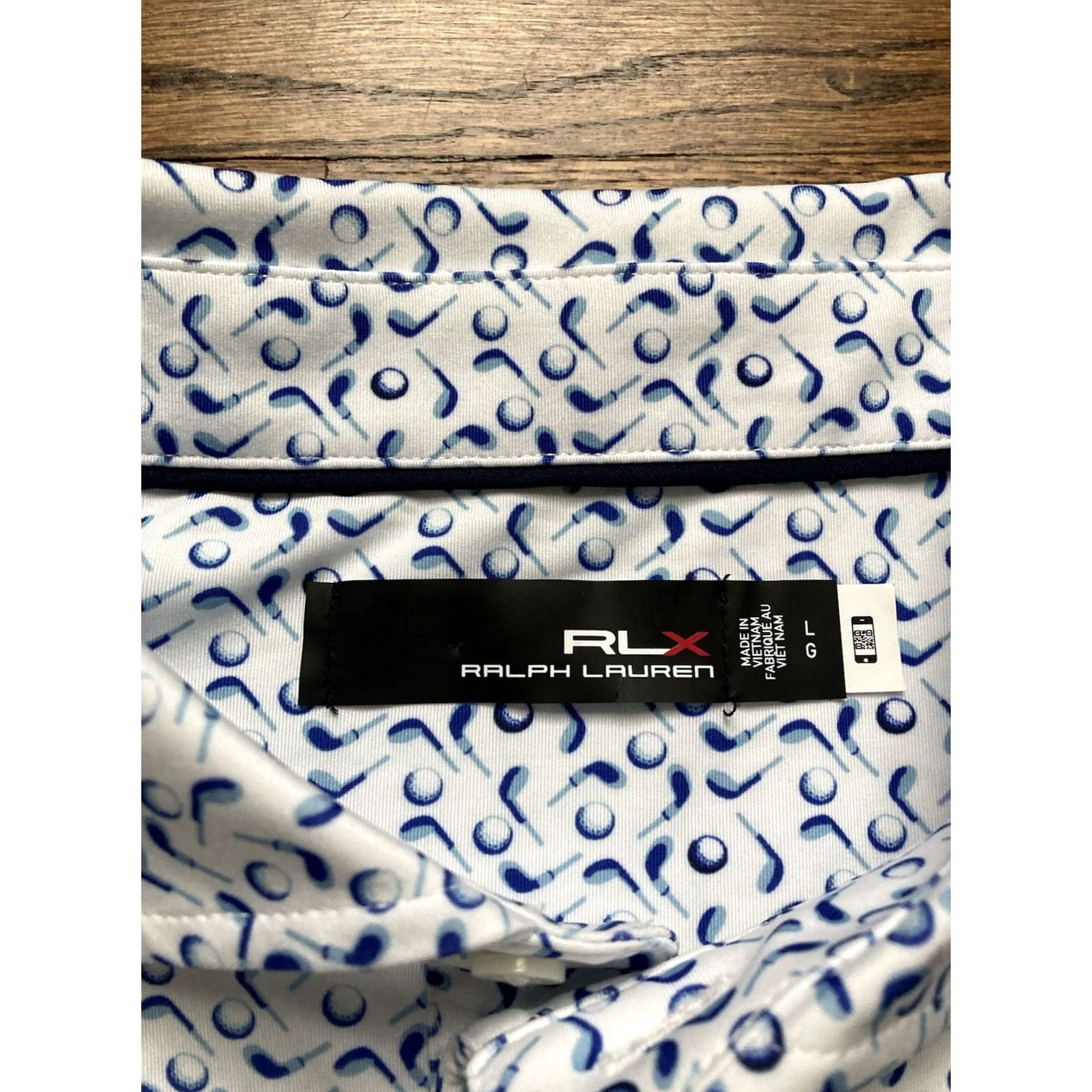 RLX Ralph Lauren RLX Ralph Lauren Polo Shirt Mens Large Stretch Golf Tourney Size US L / EU 52-54 / 3 - 6 Thumbnail