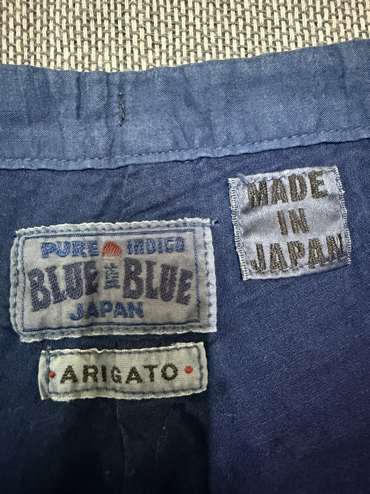 Blue Blue Japan Vintage Blue Blue Japan Indigo Textured Pants Size US 34 / EU 50 - 7 Thumbnail