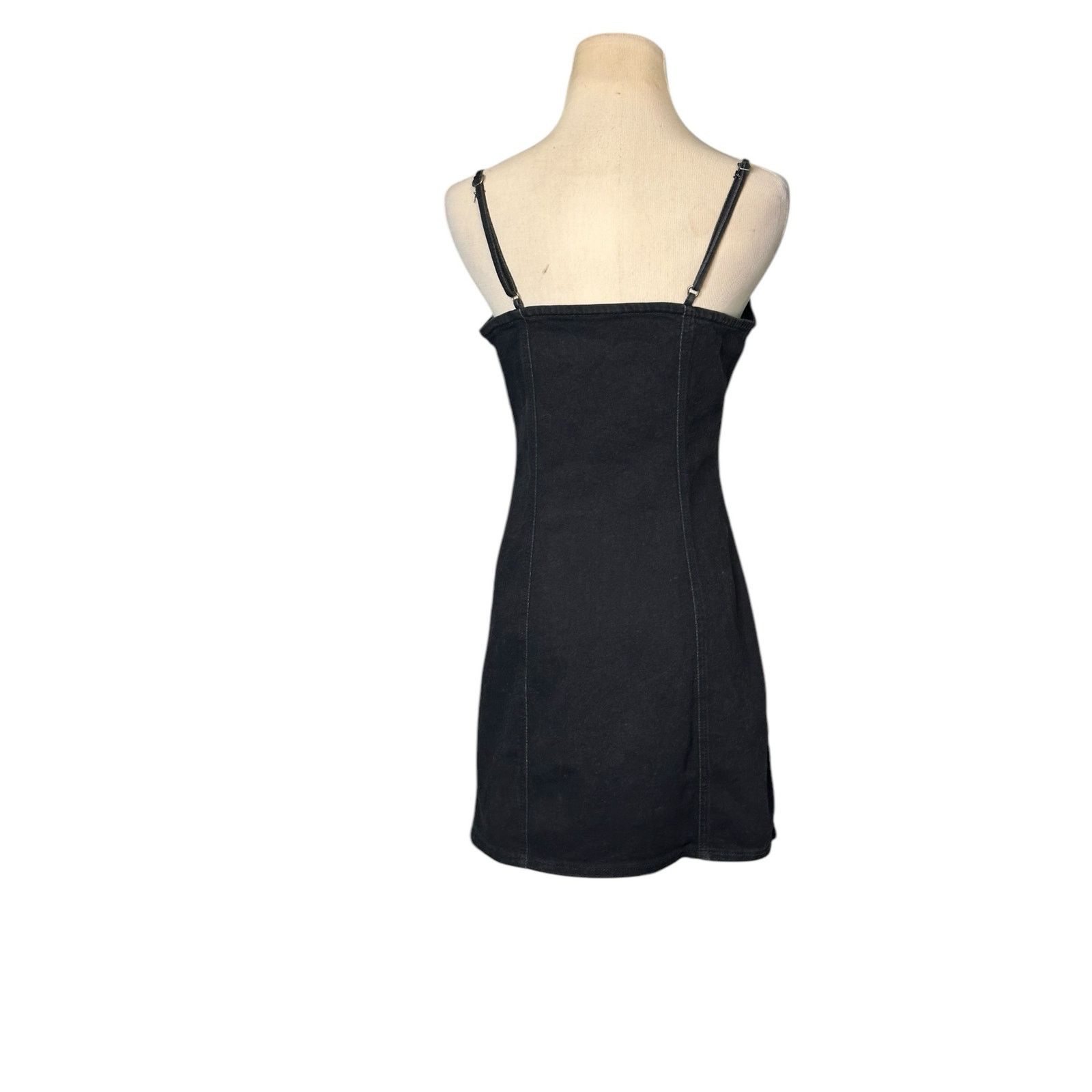 Forever 21 FOREVER 21 black zippered bodycon mini dress size Medium Size M / US 6-8 / IT 42-44 - 11 Thumbnail