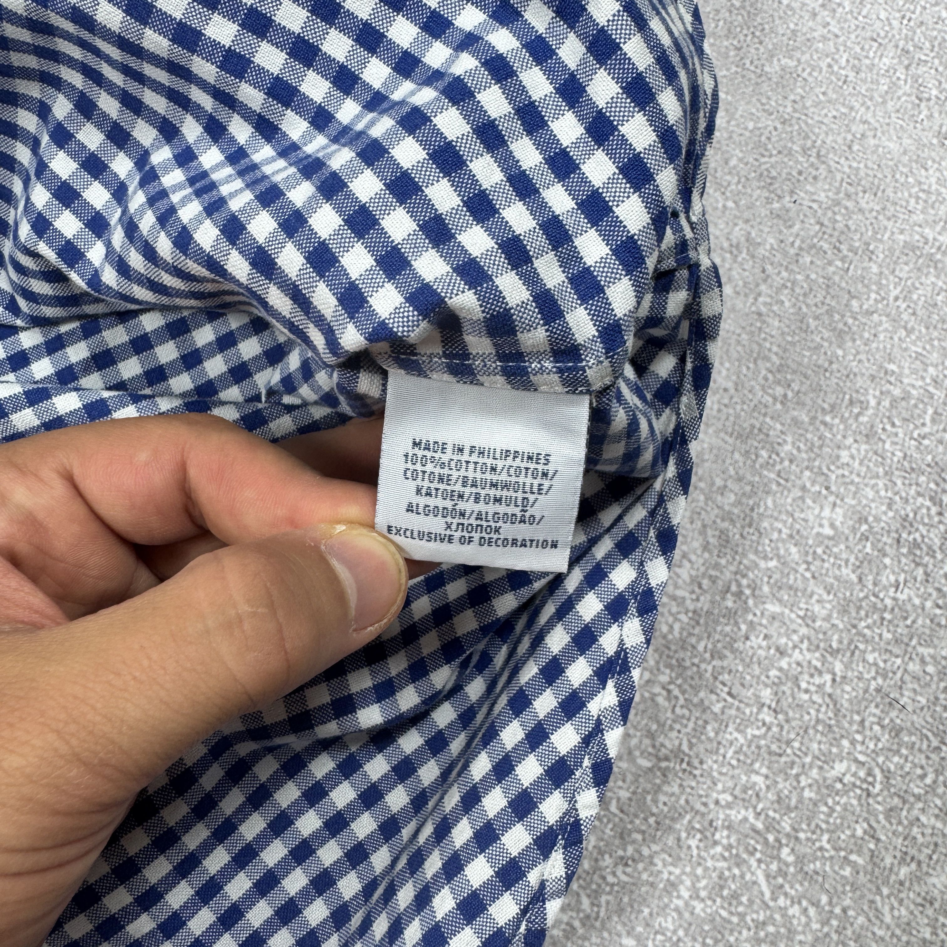 Polo Ralph Lauren Polo Ralph Lauren Slim Fit Thick Cotton Blue Shirt Size M Size US M / EU 48-50 / 2 - 7 Thumbnail
