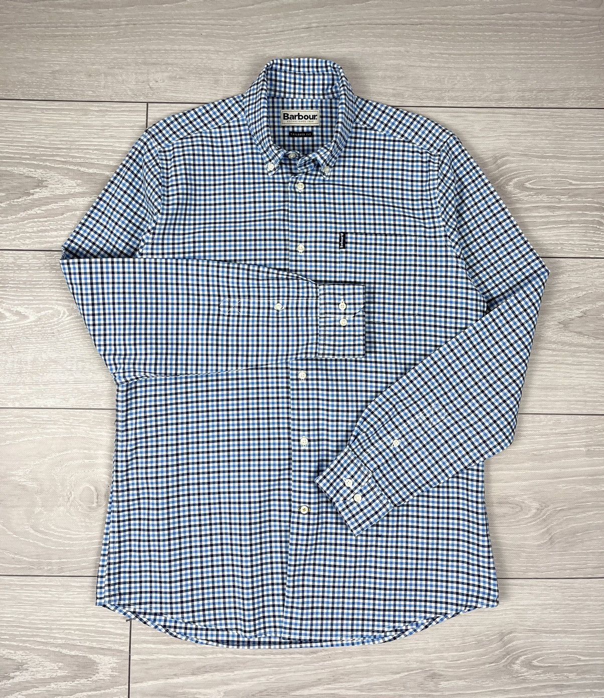 Barbour Barbour Gingham 11 Tailored Oxford Checkered Shirt Size US M / EU 48-50 / 2 - 2 Thumbnail