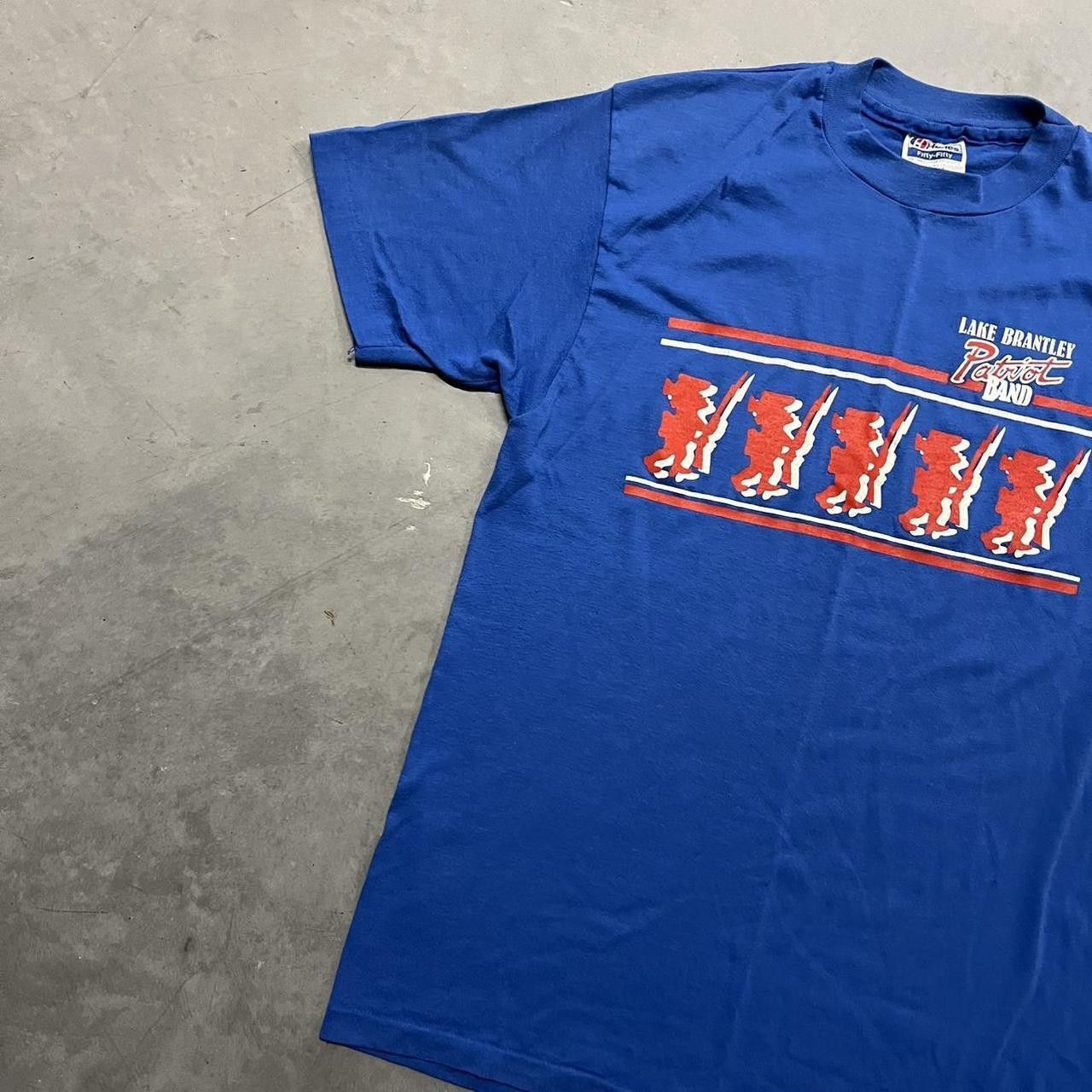 Vintage Crazy Vintage Y2K/2000s 1980s Single Stitch Lake Brantley Patriot Band Graphic Tee! Size US S / EU 44-46 / 1 - 2 Thumbnail