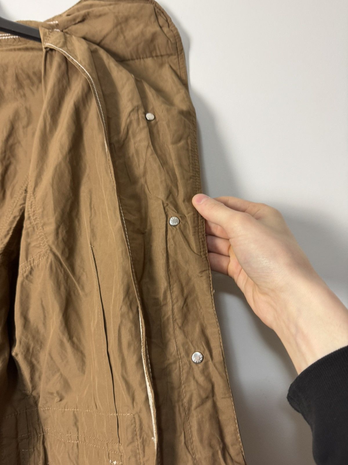 Moncler Moncler Light Brown Utility Jacket Luxury Designer Size M / US 6-8 / IT 42-44 - 15 Thumbnail
