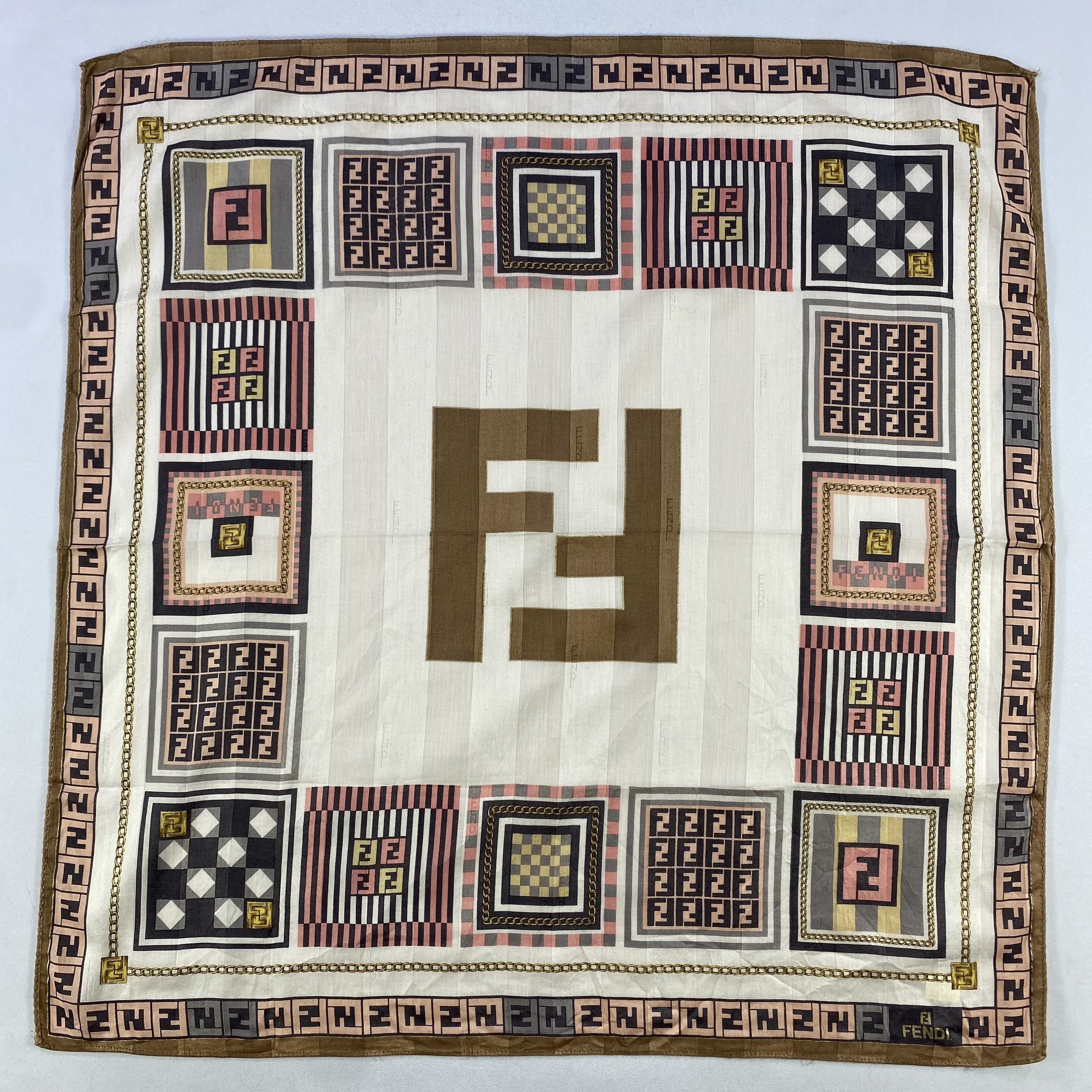 Vintage Fendi Bandana/ Handkerchief / Neckerchief Size ONE SIZE - 1 Thumbnail