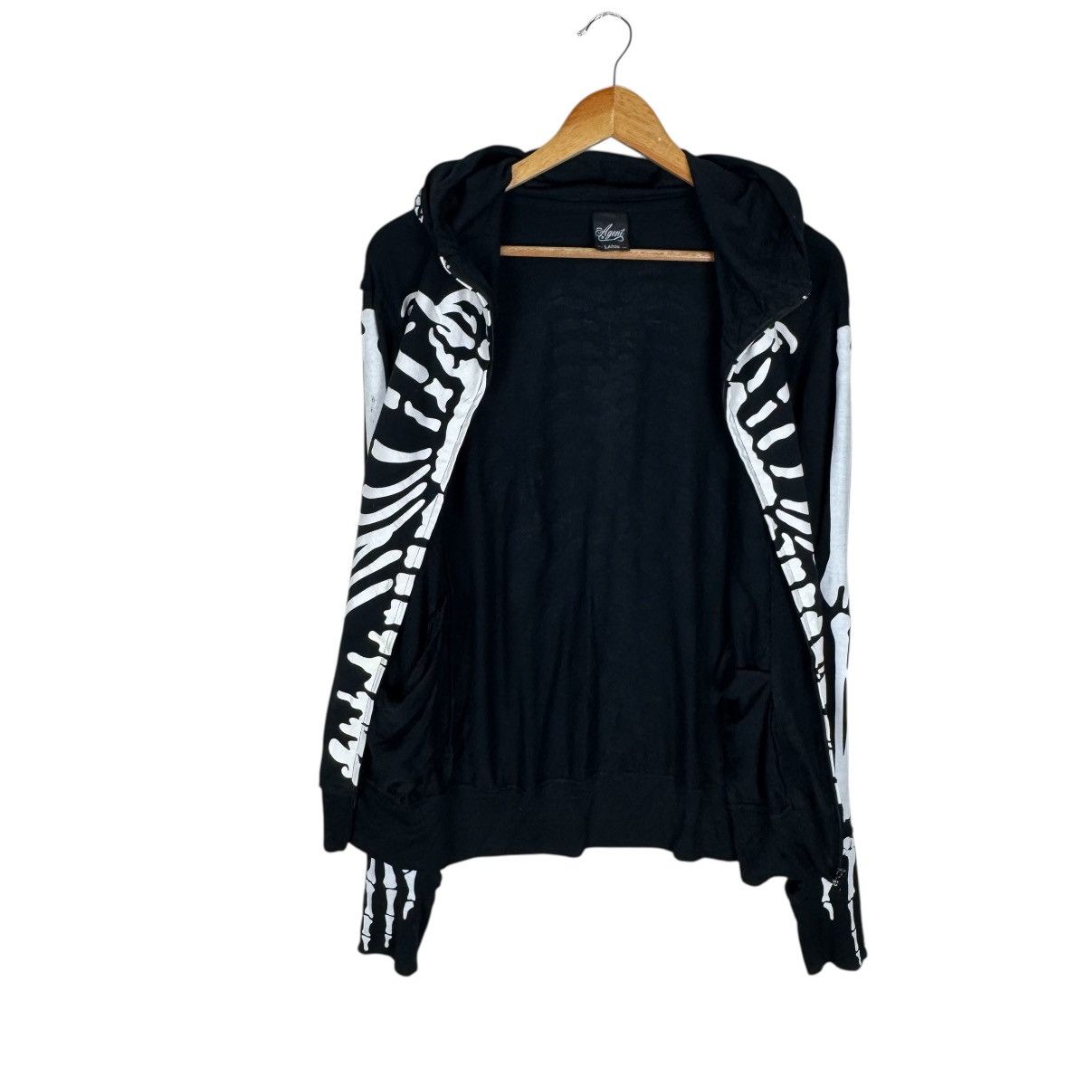 Japanese Brand ☀️AGENT SKELETON HOODIE ZIP SWEATER Size US M / EU 48-50 / 2 - 15 Thumbnail