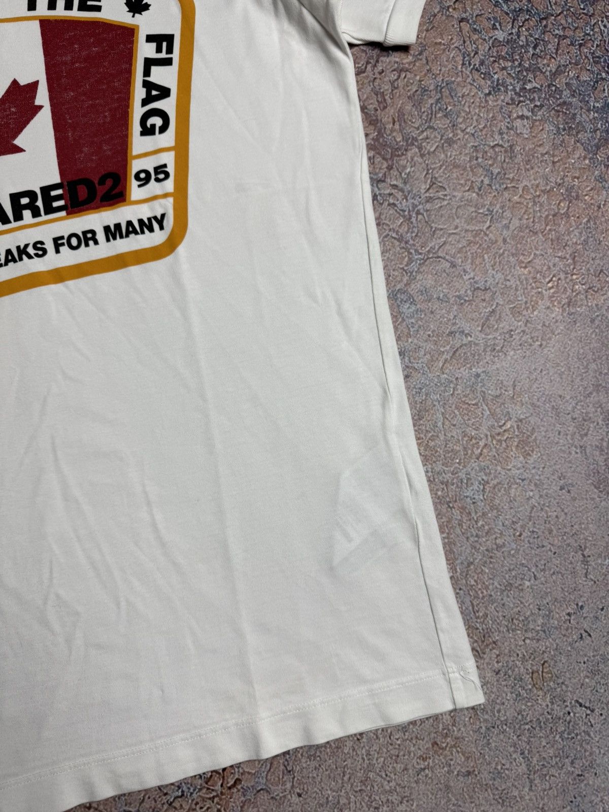 Dsquared2 Dsquared2 T-short Tee Big Logo Size L White Drill Size US L / EU 52-54 / 3 - 4 Thumbnail