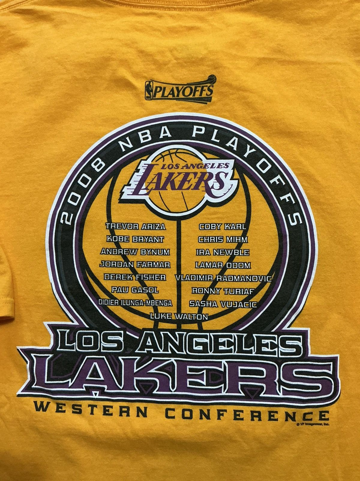 Majestic Los Angeles Lakers NBA Playoffs Kobe Bryant Graphic T-Shirt Size US XXL / EU 58 / 5 - 8 Thumbnail