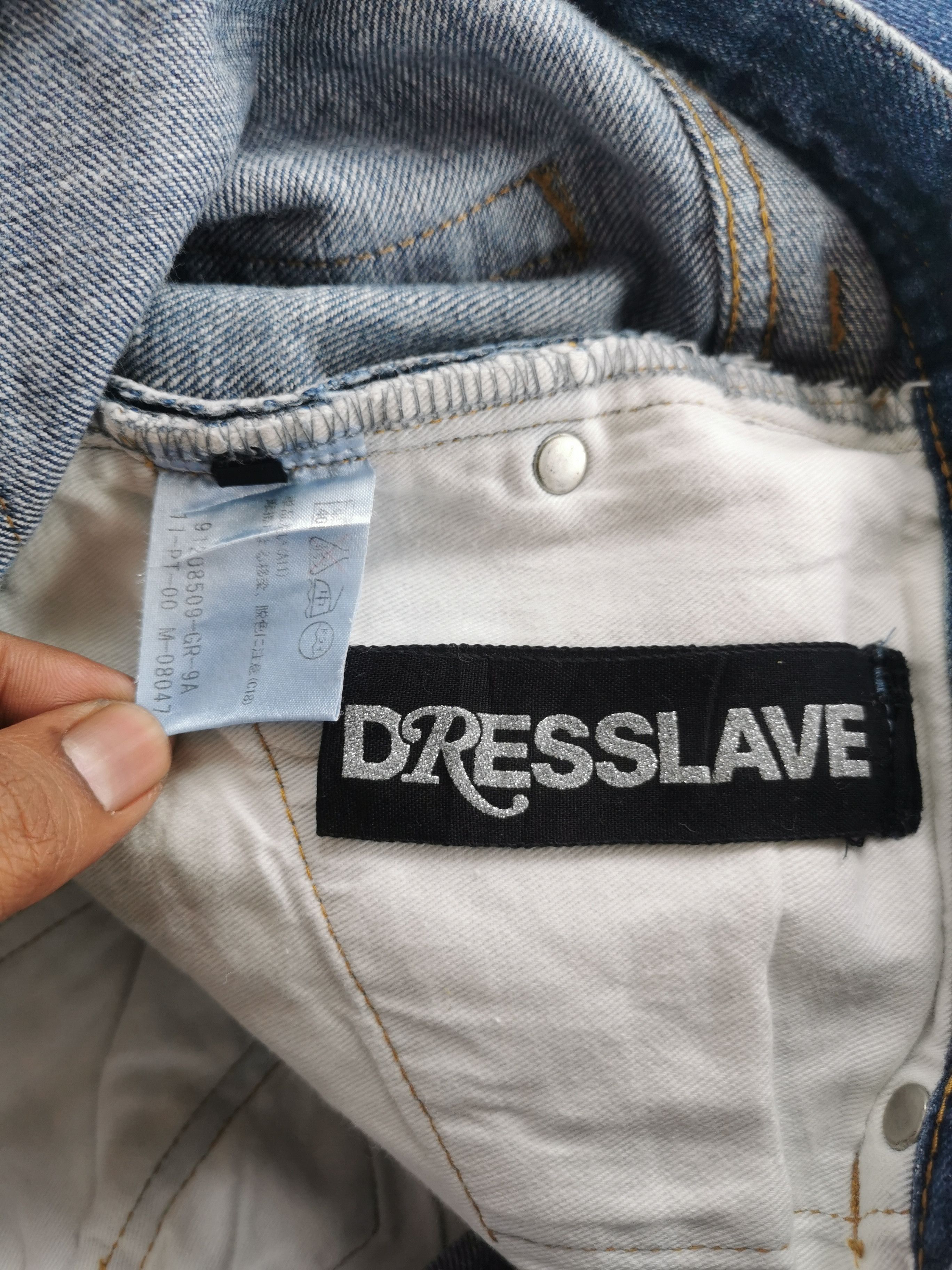 Full Count & Co. Flare Dresslave Distressed Faded Denim Jeans Like Fullcount Size US 30 / EU 46 - 3 Thumbnail