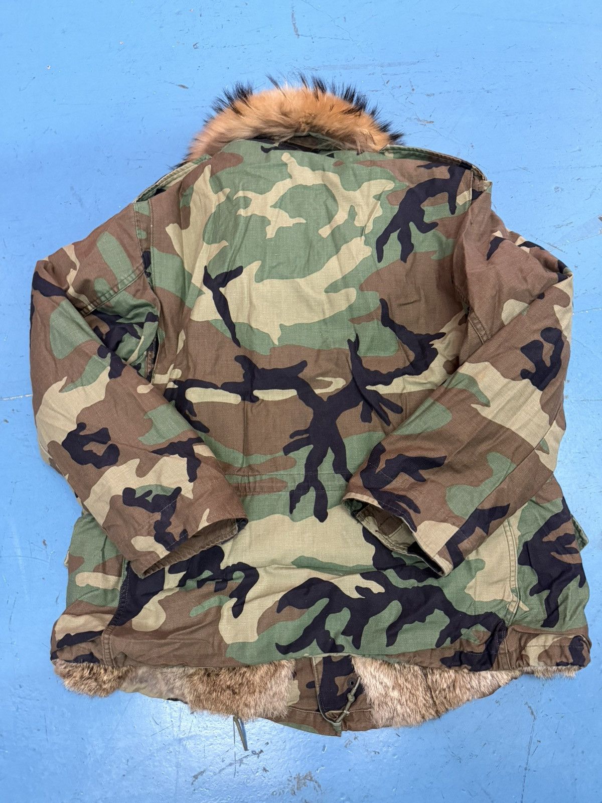 MR & MRS ITALY MR & MRS FUR CAMO PARKA WITH RABBIT FUR Size US L / EU 52-54 / 3 - 2 Thumbnail