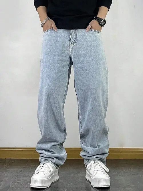 Jean × Vintage VINTAGE RETRO 90s skate jeans pants Size US 32 / EU 48 - 3 Thumbnail
