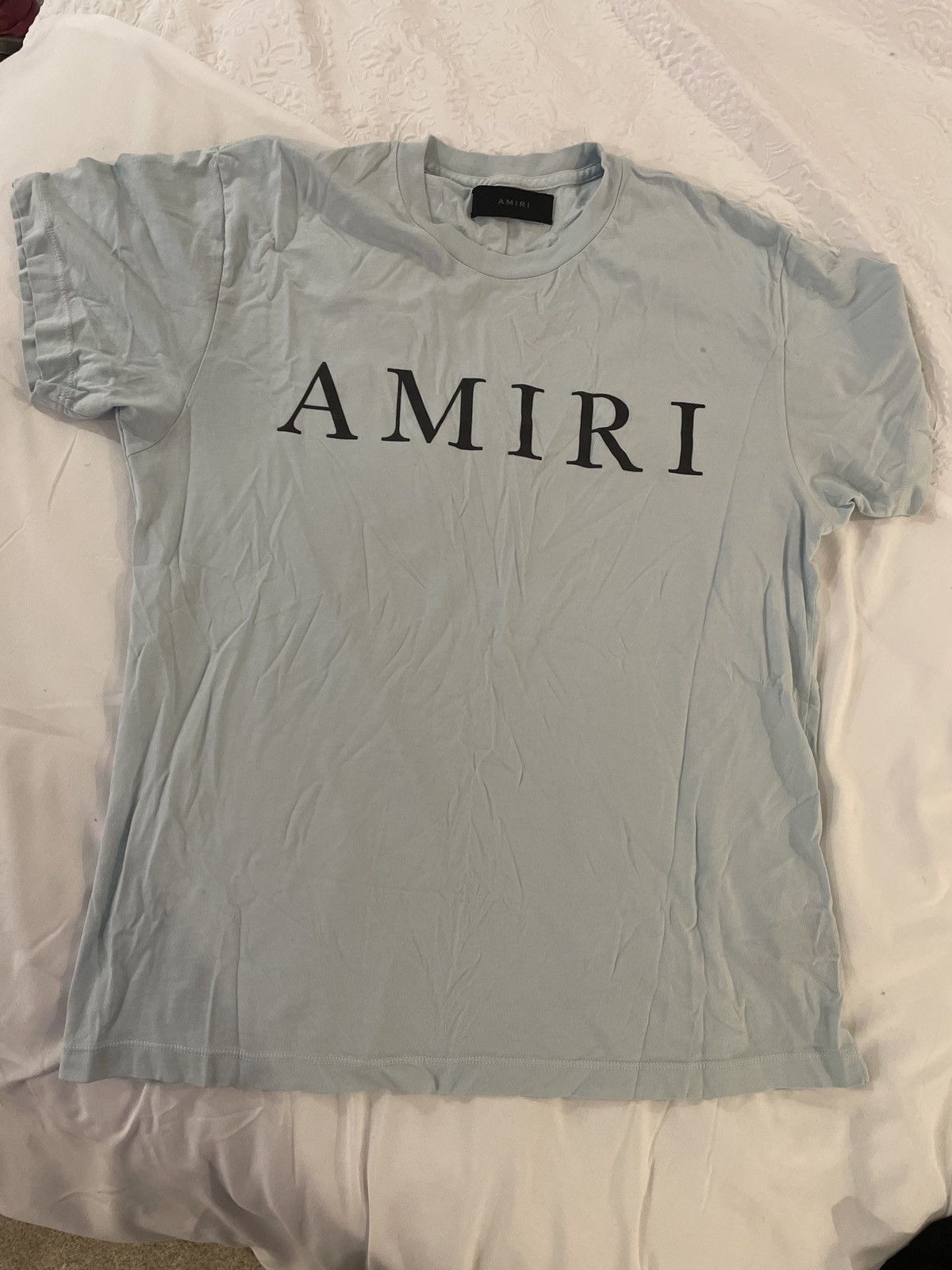 image of Mike Amiri T Shirt in Blue, Men's (Size XS)