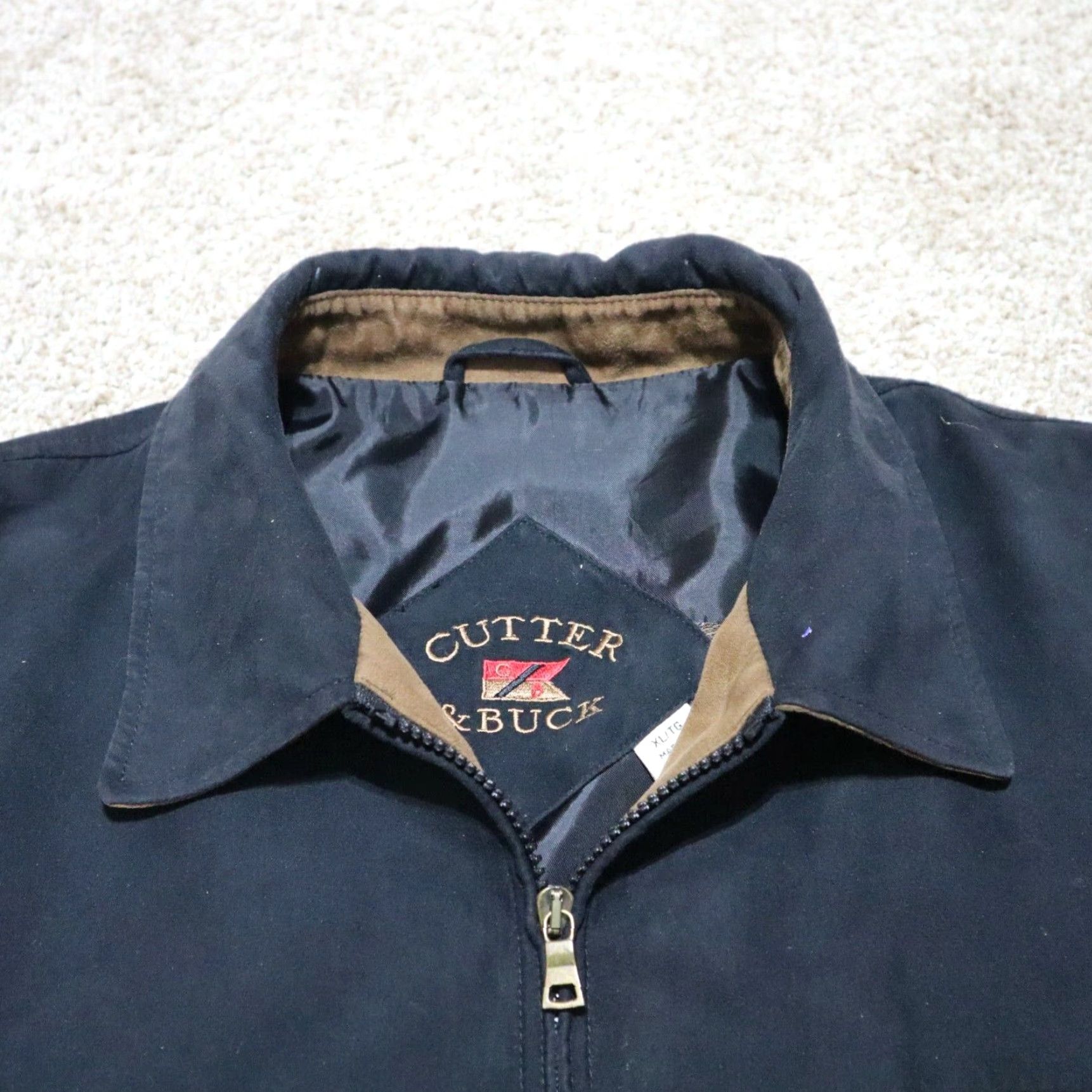 Cutter & Buck Cutter & Buck Jacket - Men - XL - Black - 2005 Presidents Award Ford Sweater Jacket Size US XL / EU 56 / 4 - 3 Thumbnail