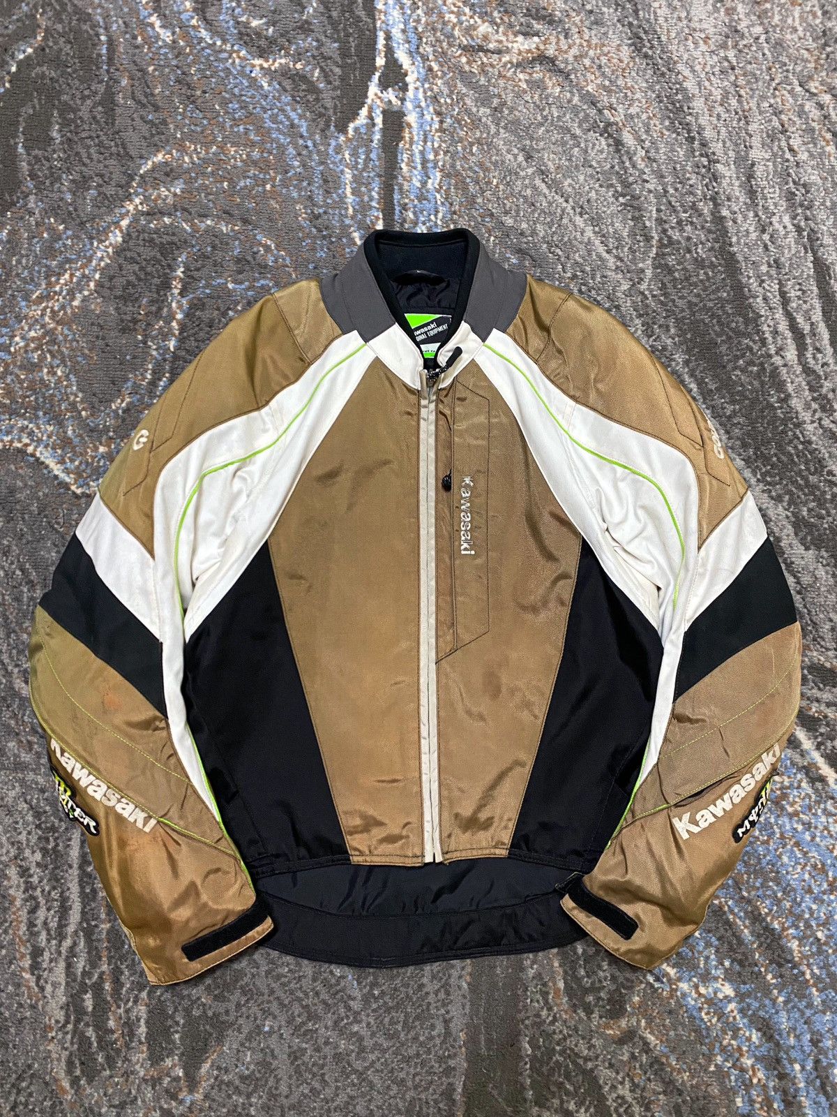 Goldwin × Japanese Brand Vintage Kawasaki by Goldwin Japan Protect Motorcycles Jacket Size US L / EU 52-54 / 3 - 4 Thumbnail