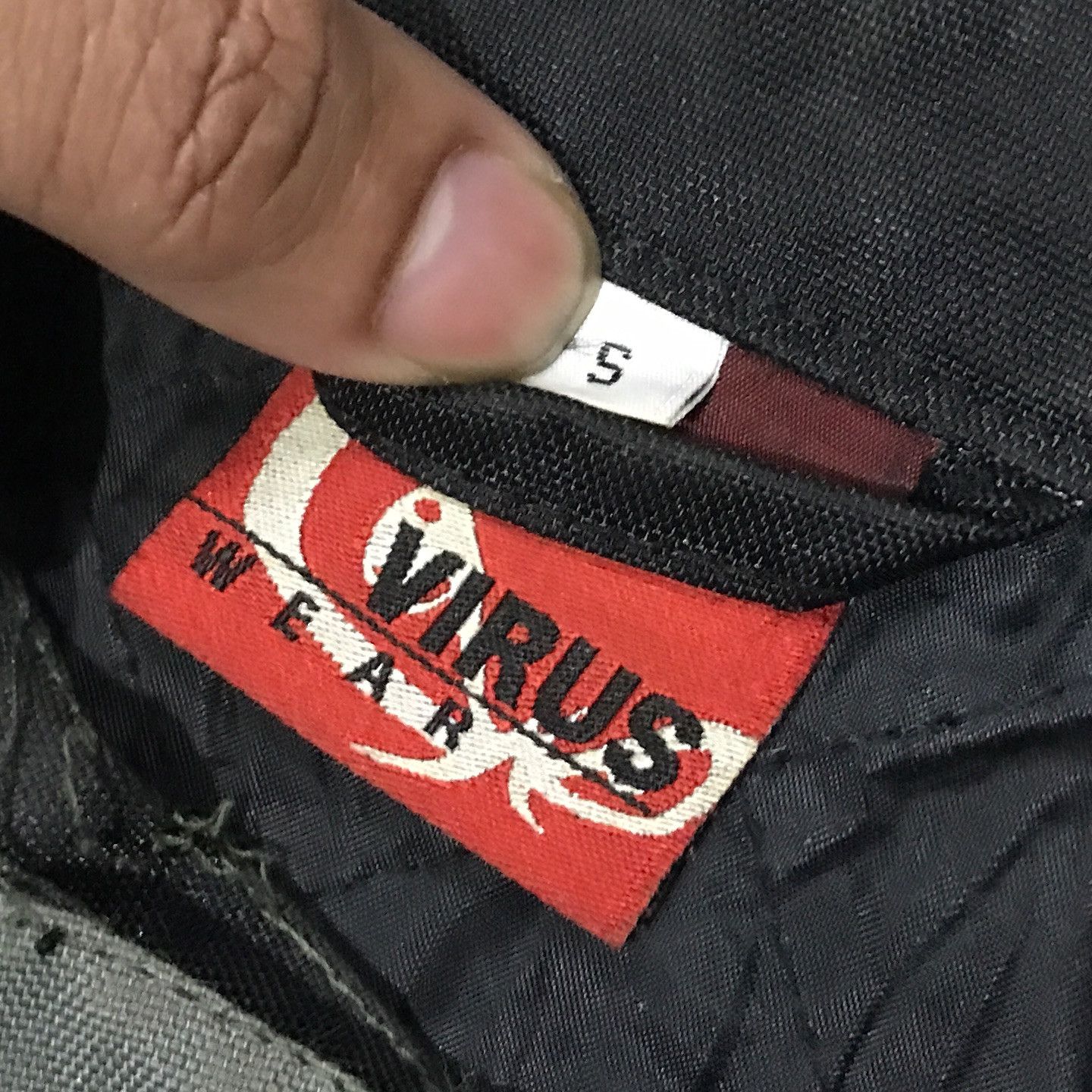 Vintage virus motorcycle nylon jacket Size US S / EU 44-46 / 1 - 5 Thumbnail