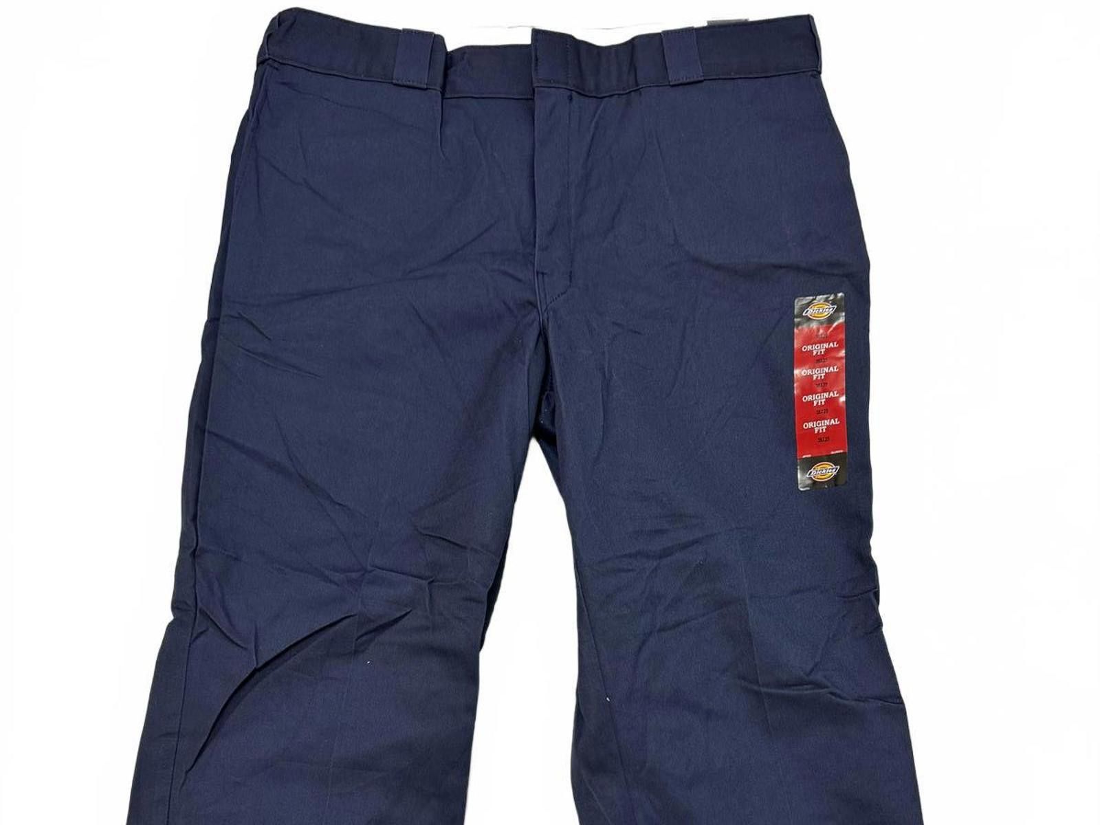 Dickies Dickies 874 Original Fit Work Pants Men's Navy Blue 36x28 Size US 36 / EU 52 - 4 Thumbnail