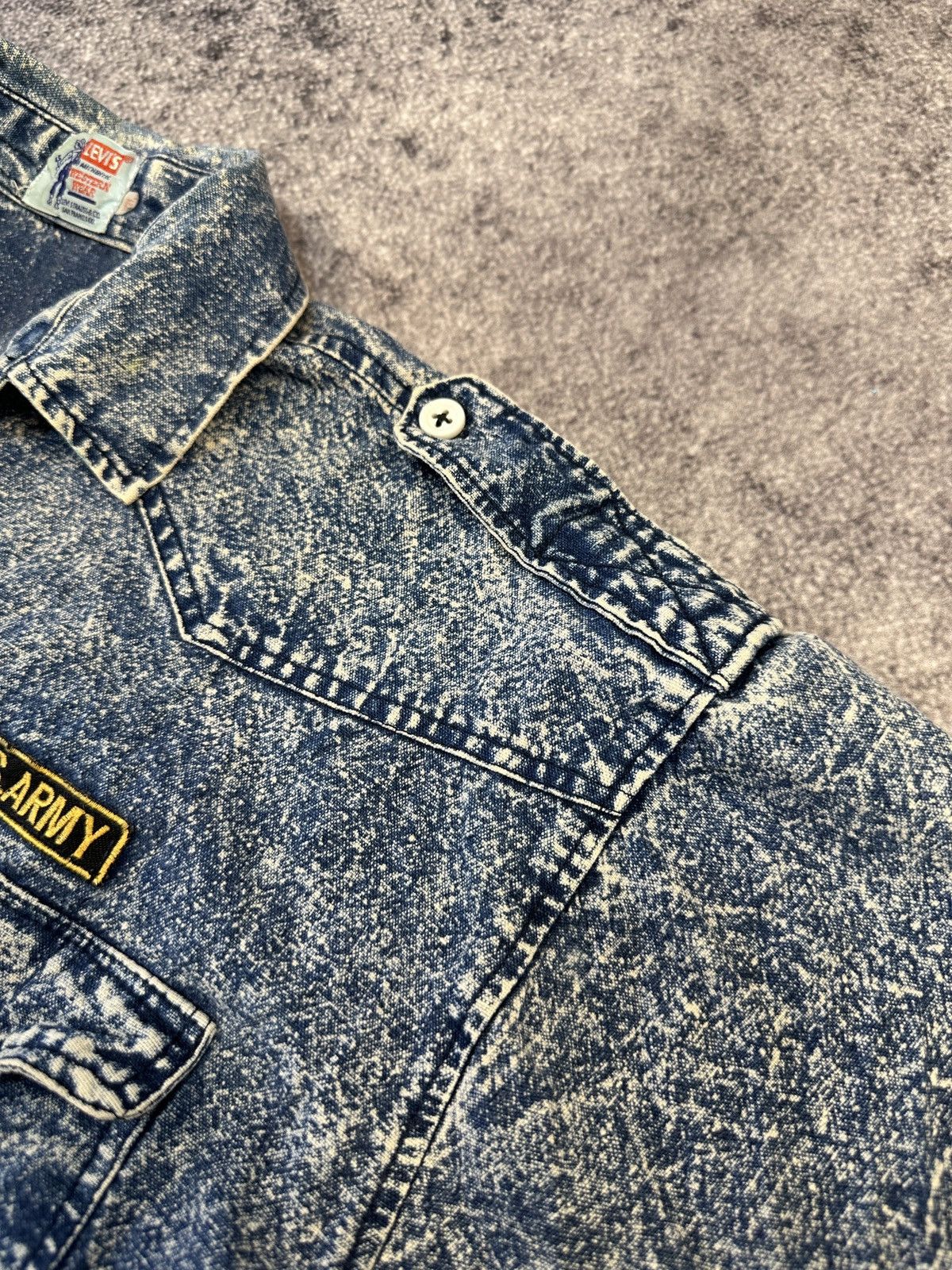 Levi's × Vintage Vintage Levi’s Denim Button Up Shirt 50s Western Wear USA XL Size US XL / EU 56 / 4 - 5 Thumbnail