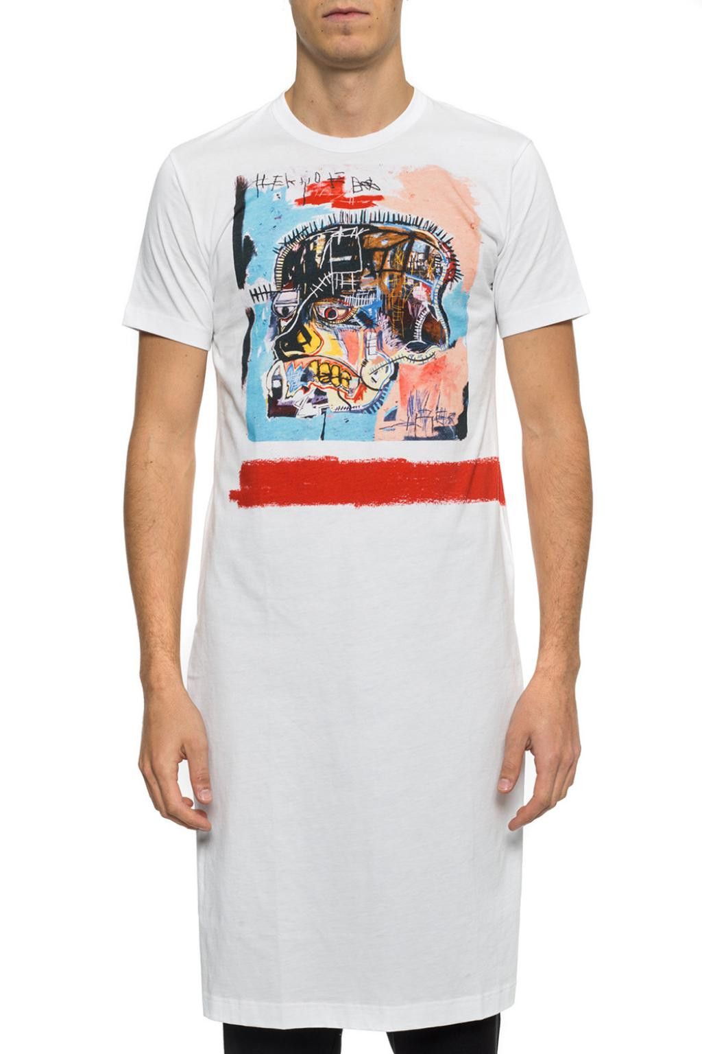 Comme des Garcons o1tko10825 Floral Basquiat Front - Long Basquiat T-Shirt Size US XL / EU 56 / 4 - 1 Preview
