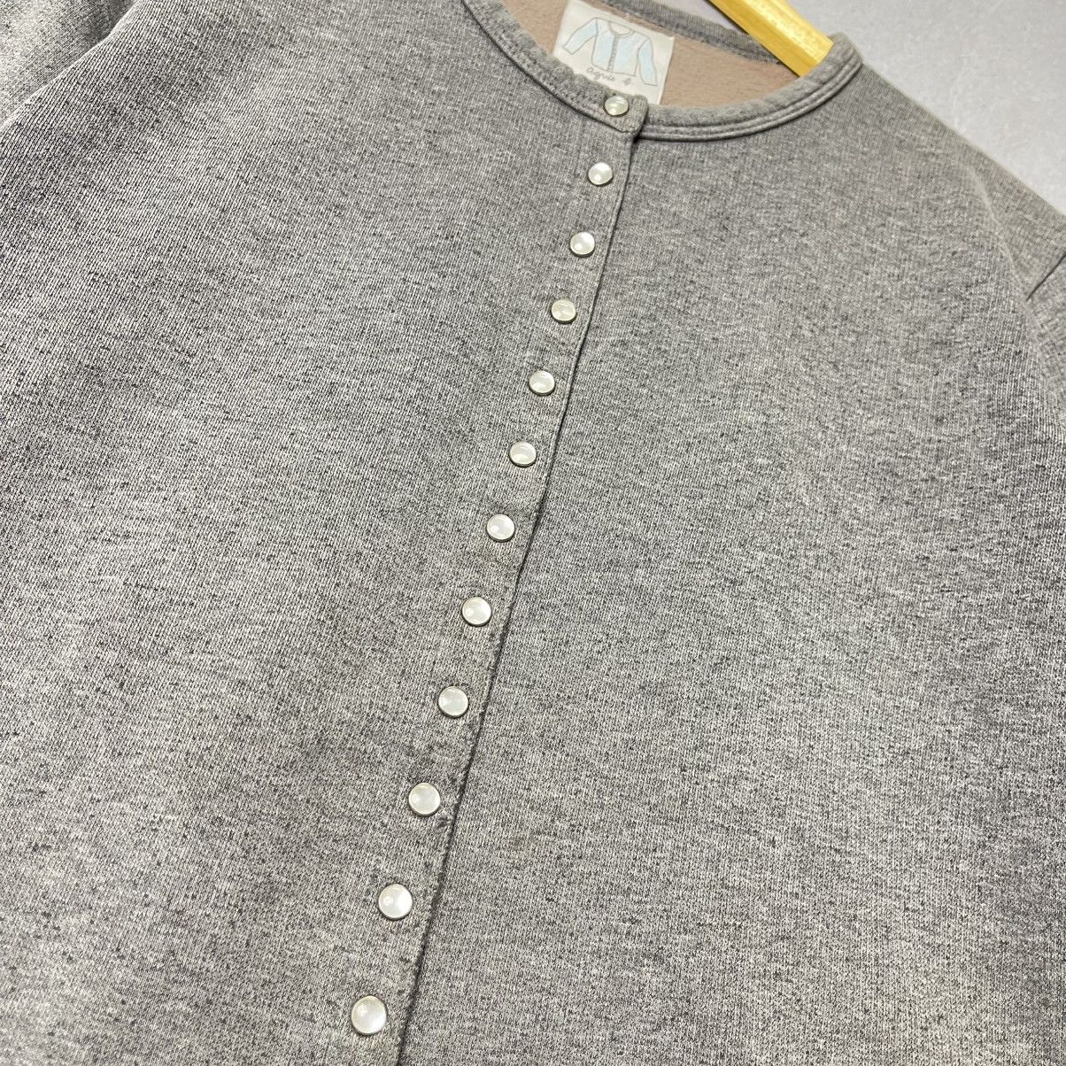 agnes b. Agnès b. Snap Button Cropped Cardigan Jacket Size S / US 4 / IT 40 - 3 Thumbnail
