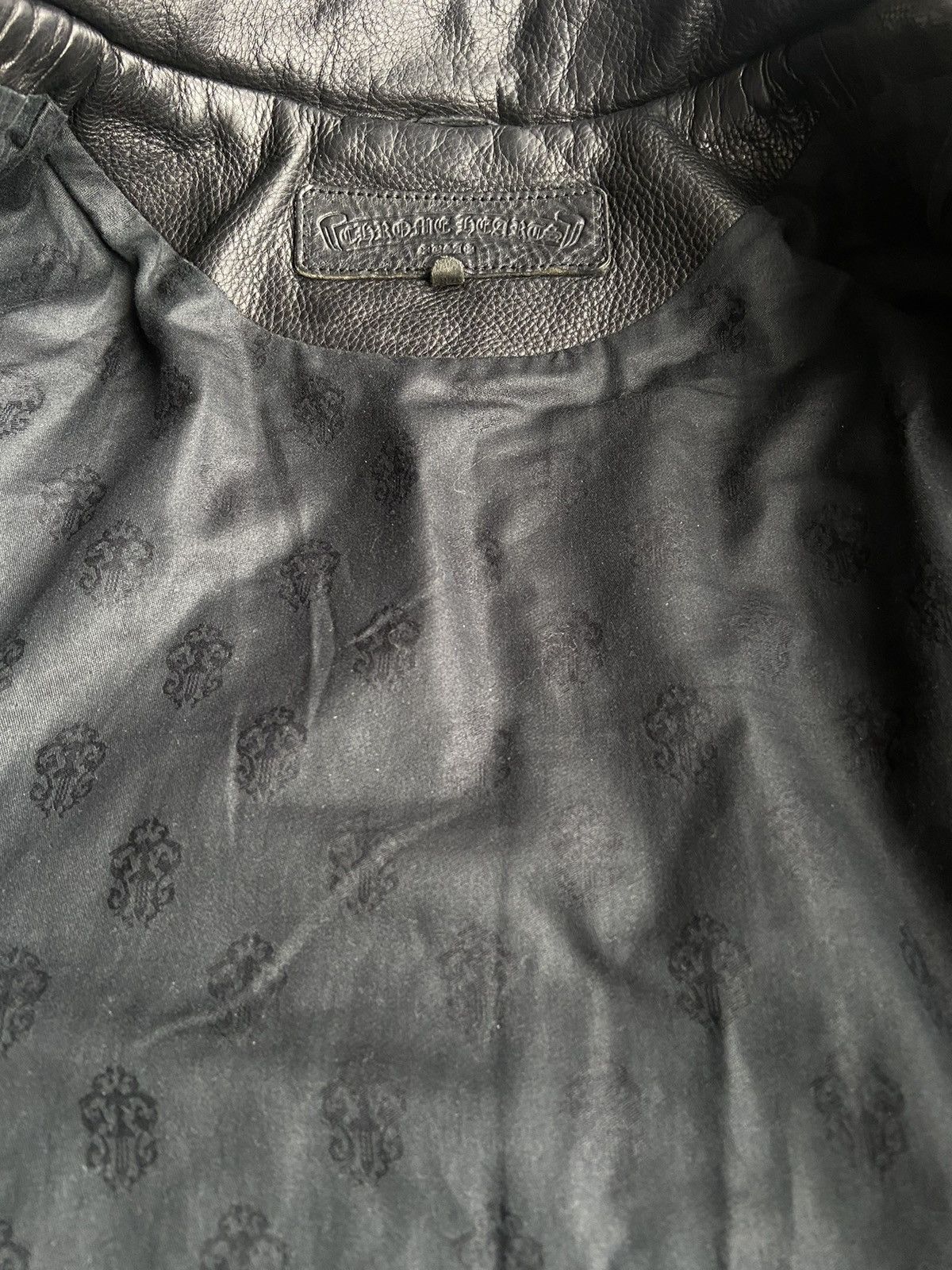 Chrome Hearts Chrome Hearts JJ Dean Mathematical Leather Jacket Size US XL / EU 56 / 4 - 7 Thumbnail