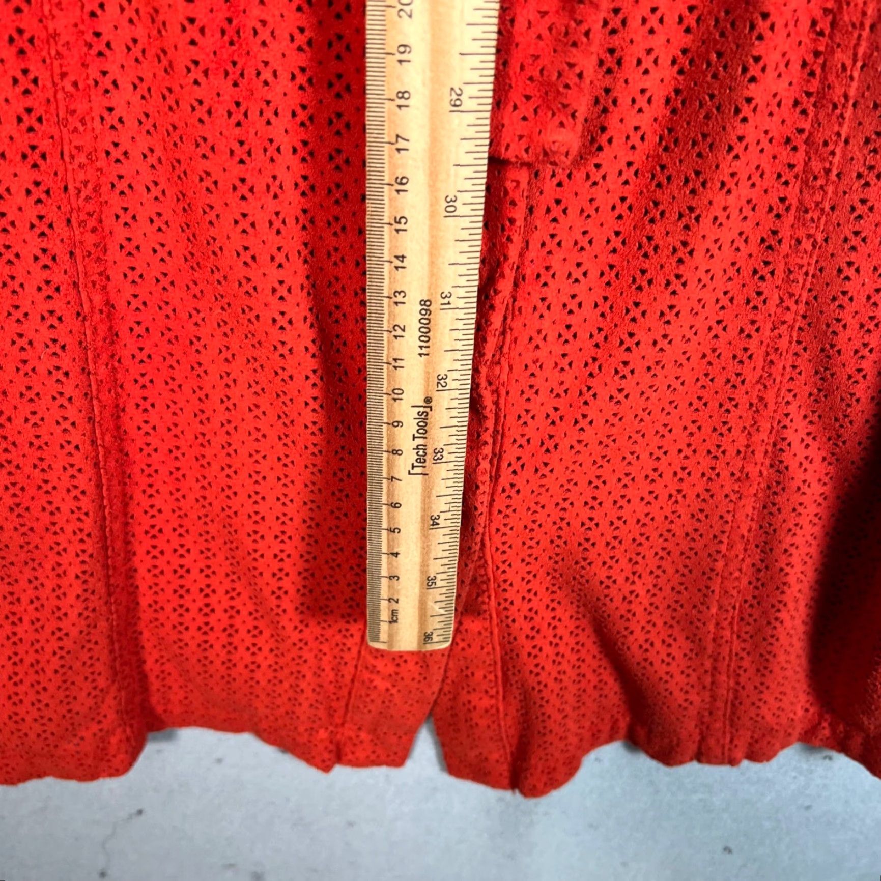 Vintage Eva Mendes Red Eyelet Dress Sleeveless Size XS Womens Size XS / US 0-2 / IT 36-38 - 7 Thumbnail