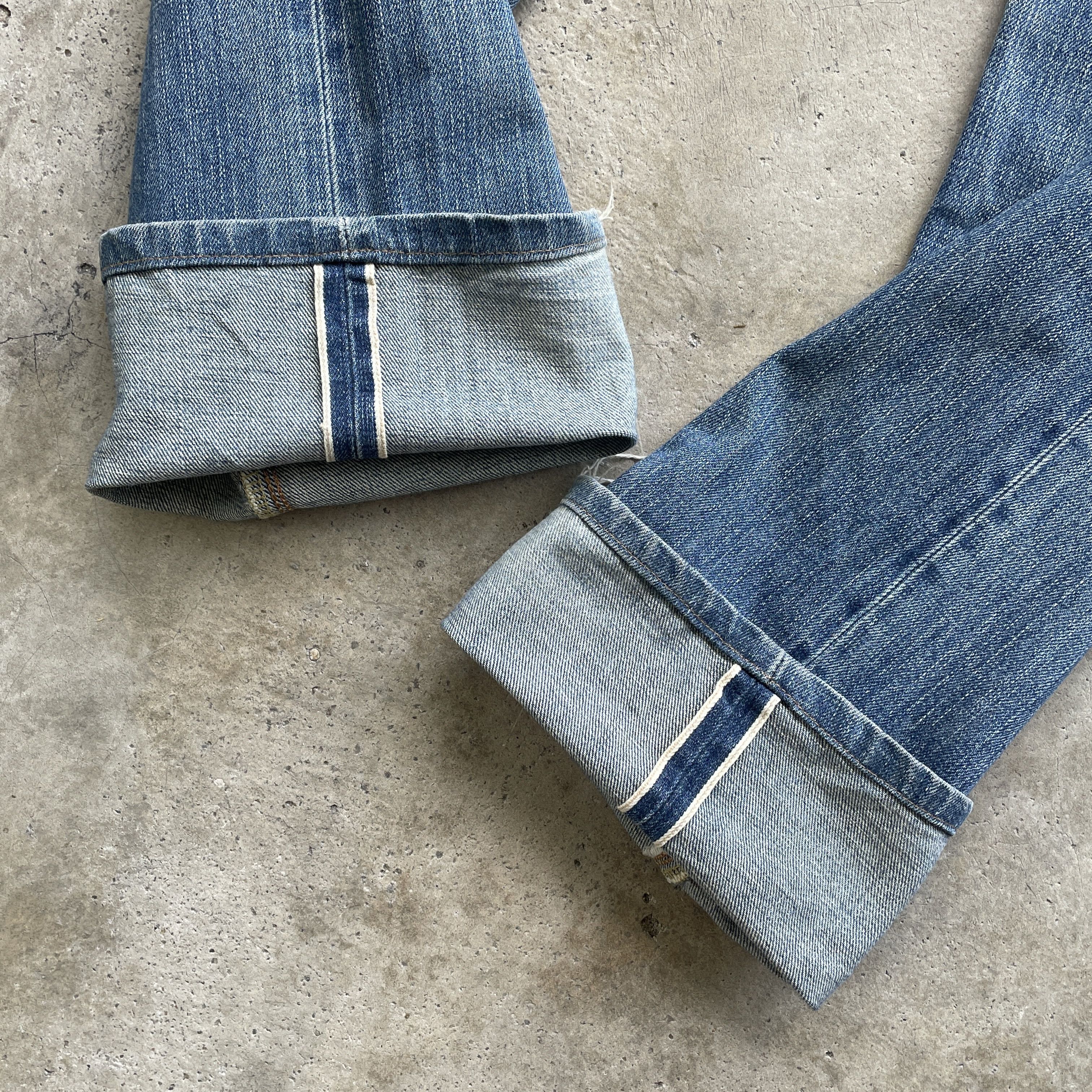 Japanese Brand VINTAGE EDWIN 505xx SELVEDGE DISTRESSED FADED JEANS PANTS Size US 29 - 10 Thumbnail