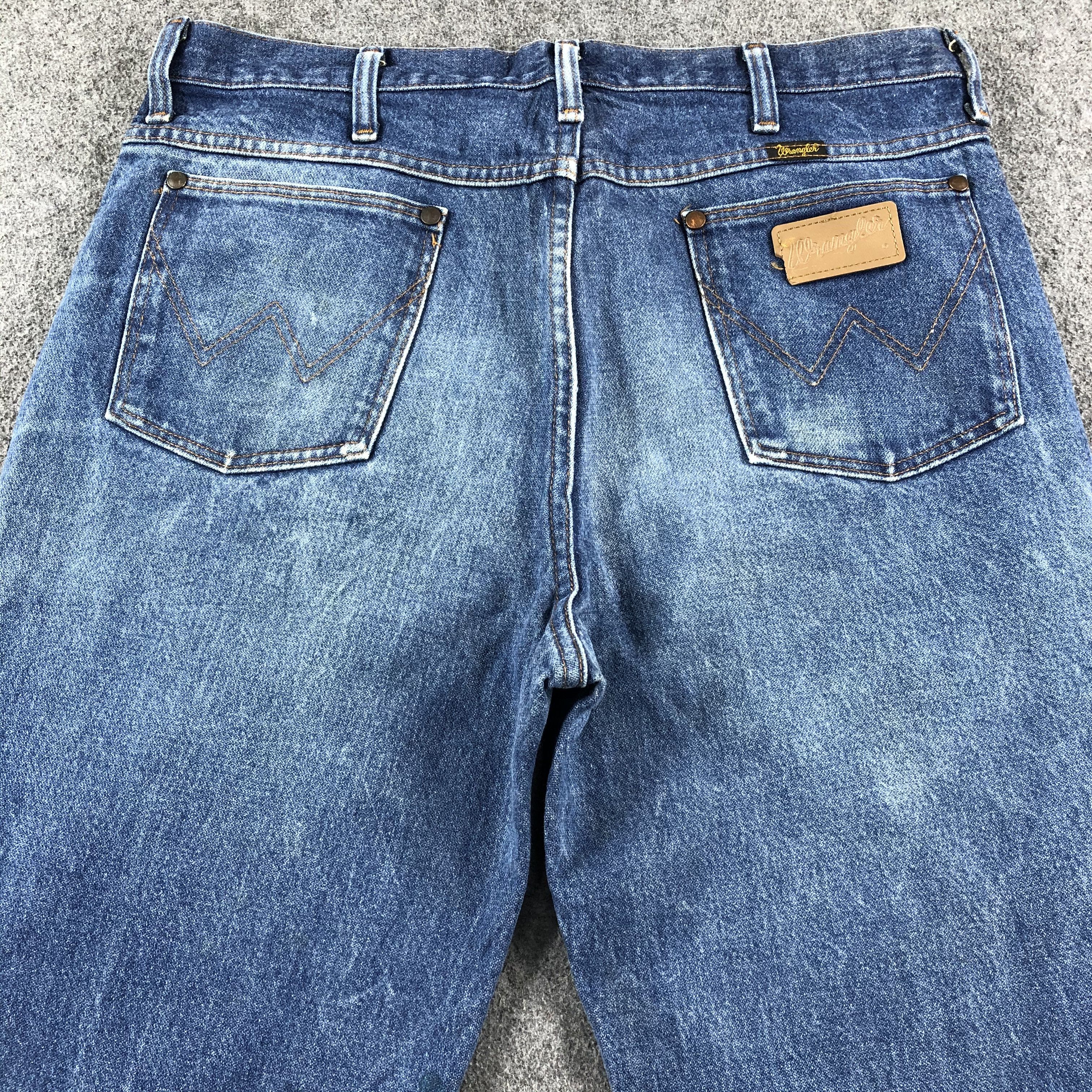 Vintage Vintage Blue Wash Wrangler Jeans-J2305 Size US 35 - 4 Thumbnail
