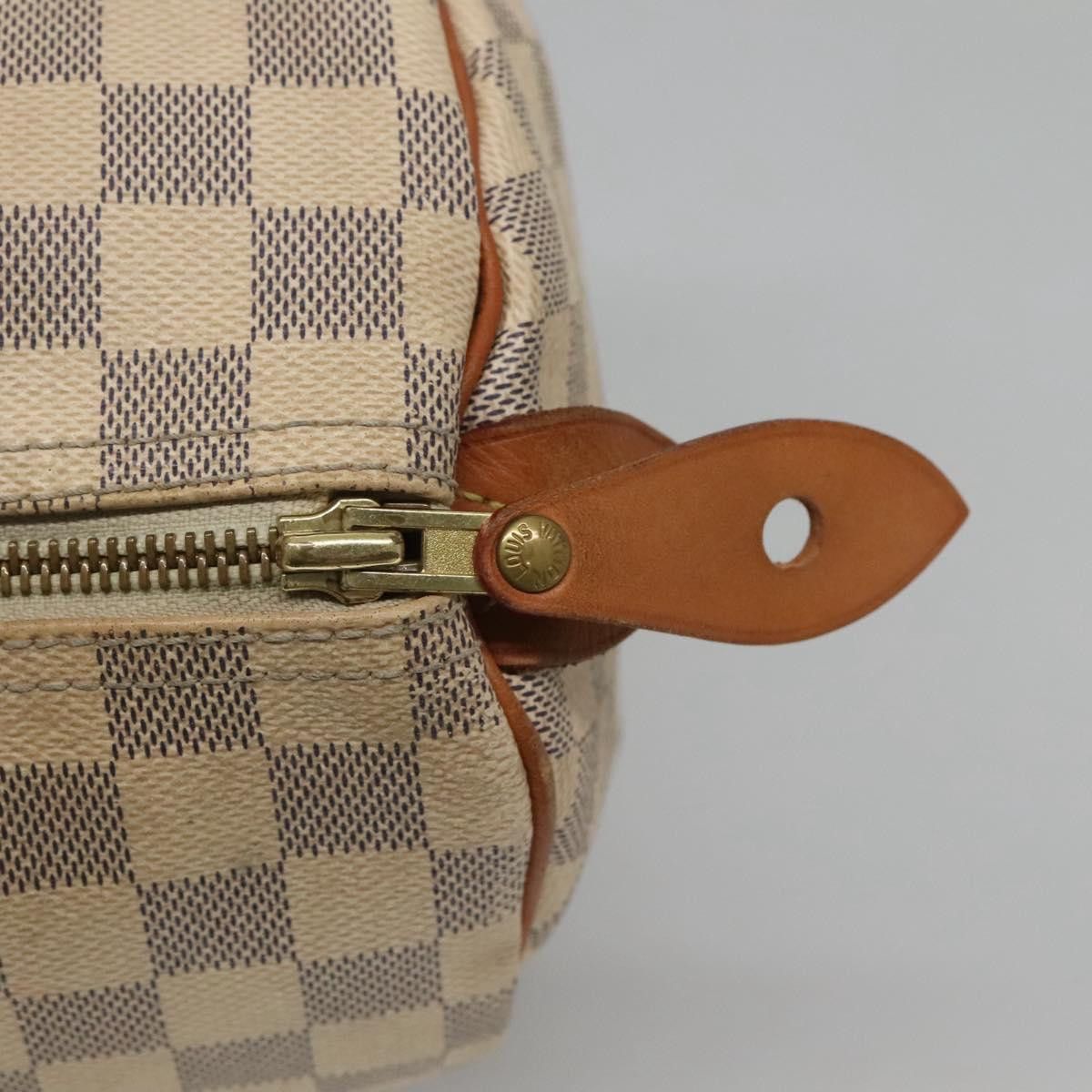Louis Vuitton LOUIS VUITTON Damier Azur Speedy 30 Hand Bag N41533 Size ONE SIZE - 9 Thumbnail