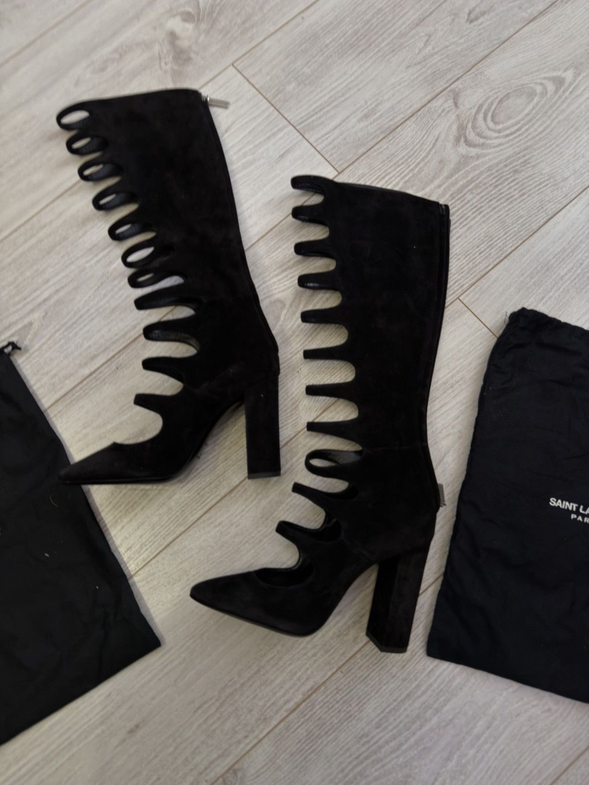 Saint Laurent Paris Saint laurent high boot avantgarde Size US 6.5 / IT 36.5 - 3 Thumbnail