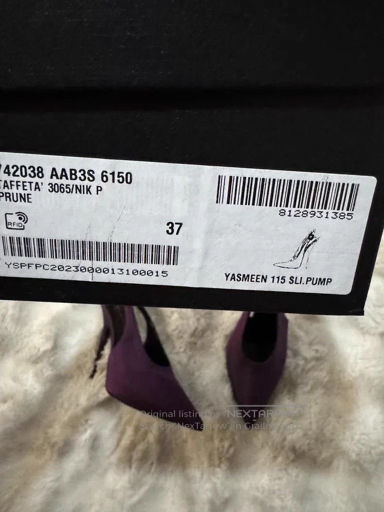 Saint Laurent Paris Saint Laurent Paris Glitter Gradient Purple High Heels Size US 6.5 / IT 36.5 - 9 Thumbnail